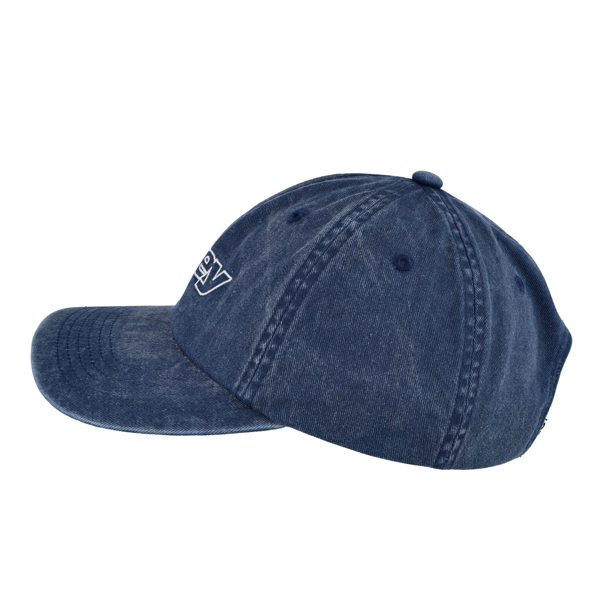 Obey Pigment Slanted 6 Pnl SB Pigment Navy Basecap 100580438 Close-up | Overkill