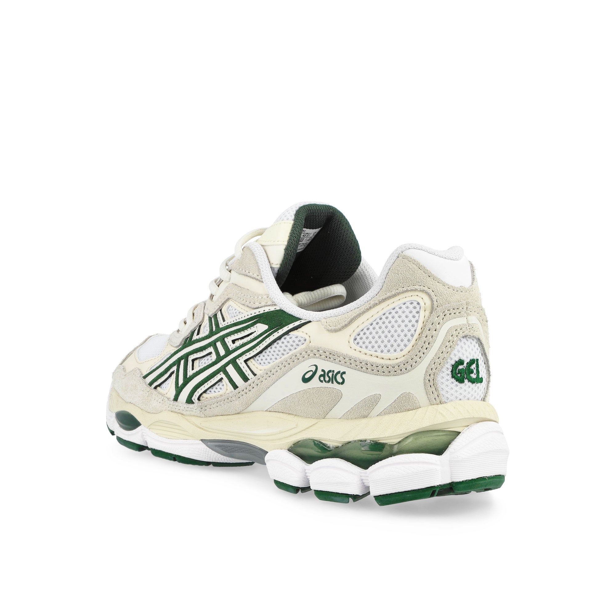 Asics Gel-NYC Ivory / Forest Night Low Top Sneakers 1203A383-750 Material | Overkill
