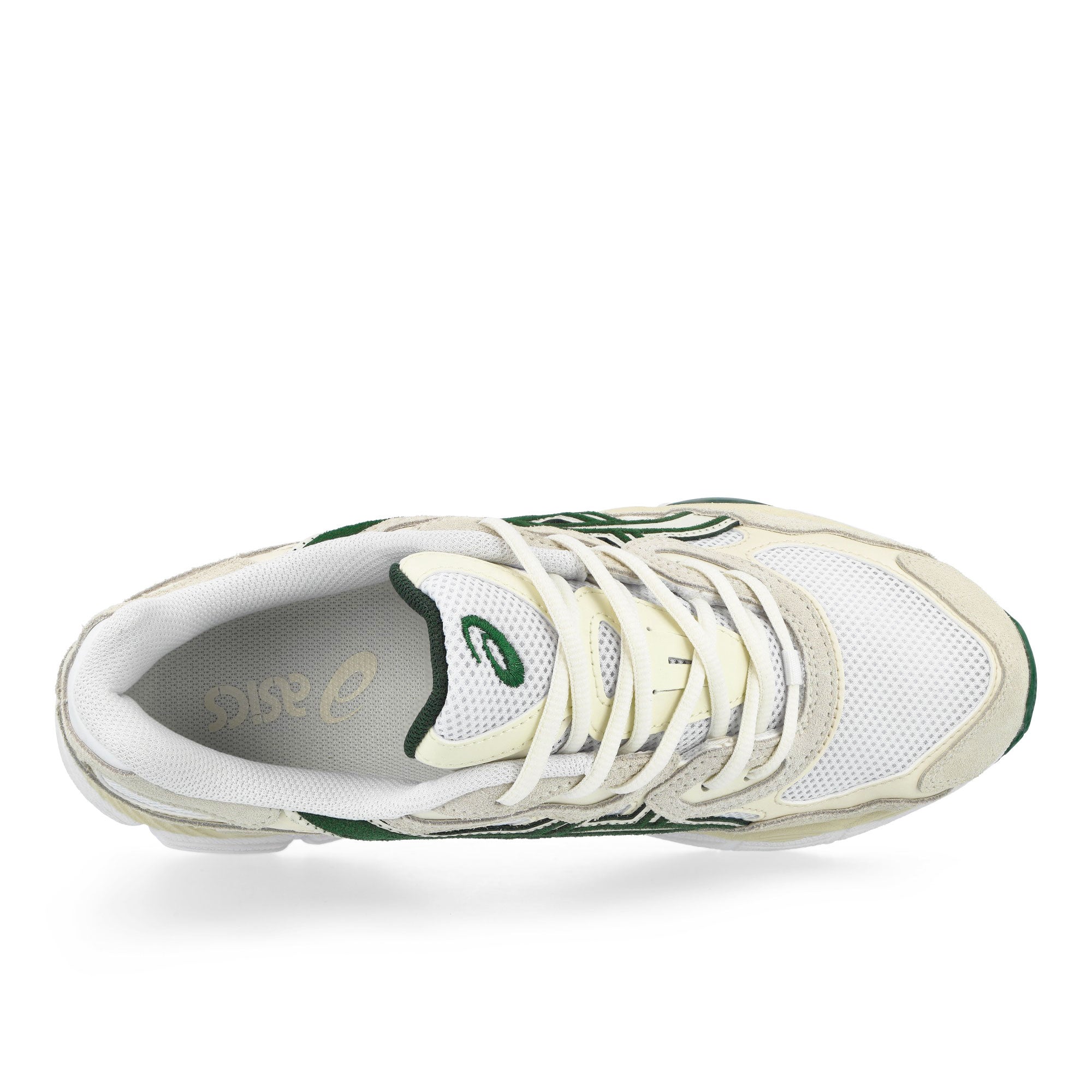 Asics Gel-NYC Ivory / Forest Night Low Top Sneakers 1203A383-750 Detailfoto | Overkill
