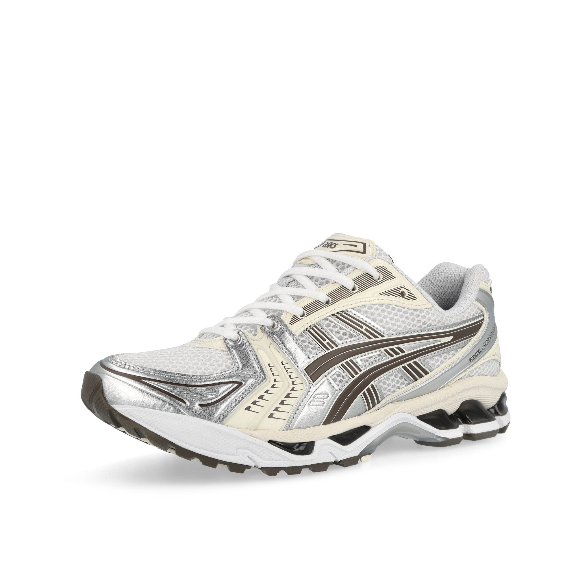 Asics Gel-Kayano 14 White / Ivory Low Top Sneakers 1203A537-111 Close-up | Overkill
