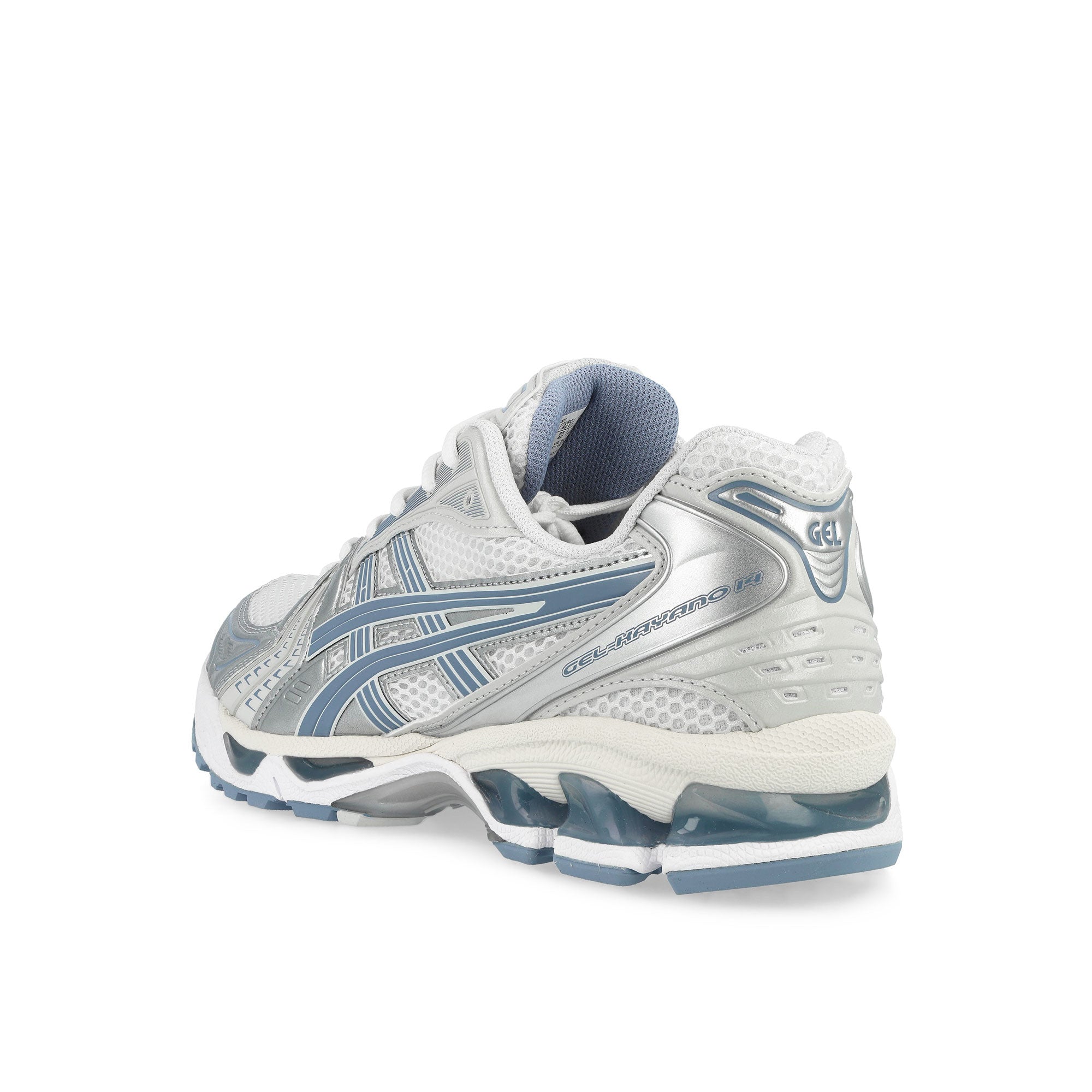 Asics  Gel-Kayano 14 White / Light Navy Low Top Sneakers  1203A537-115 Material | Overkill

