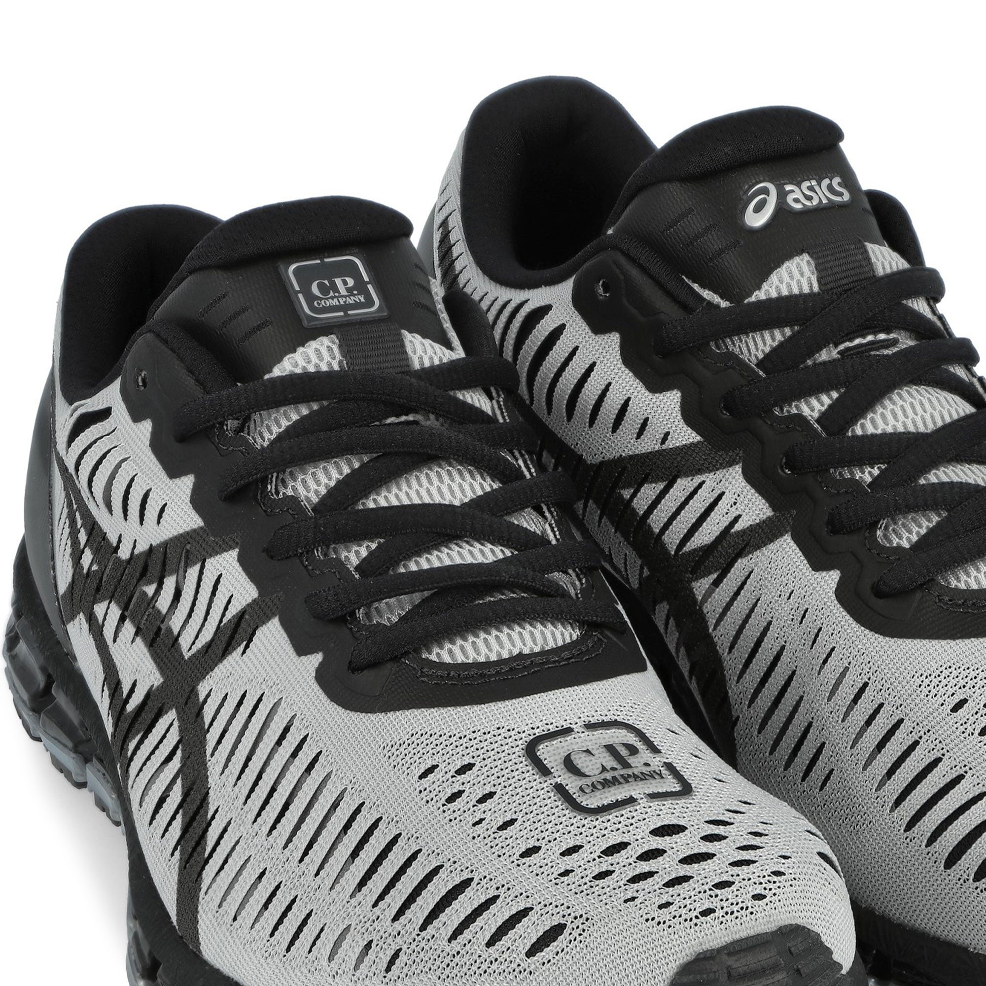 C.P. Company x Asics Gel-Quantum 360 I Pure Silver / Caviar Low Top Sneakers 1203A689-021 Detail View 3 | Overkill
