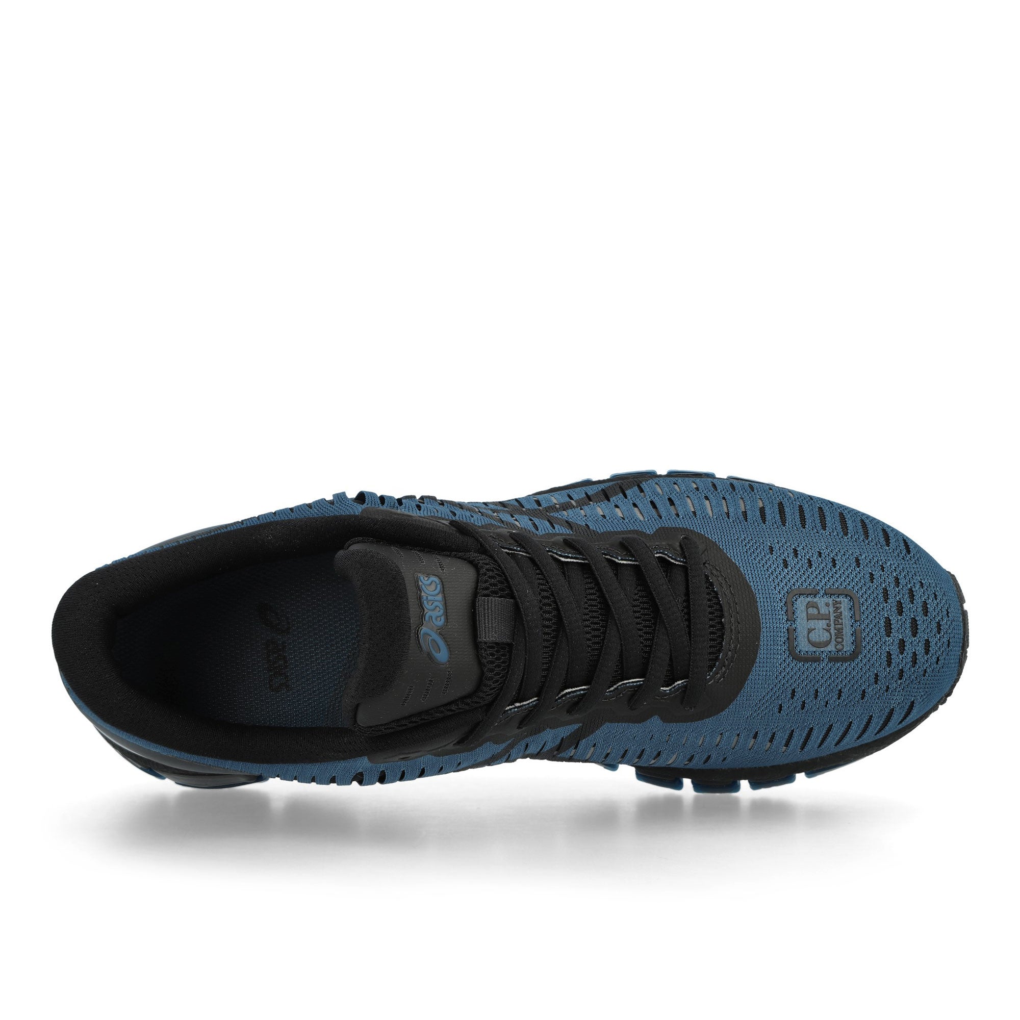 C.P. Company x Asics Gel-Quantum 360 Moroccan Blue / Caviar Low Top Sneakers 1203A689-400 Detailfoto | Overkill