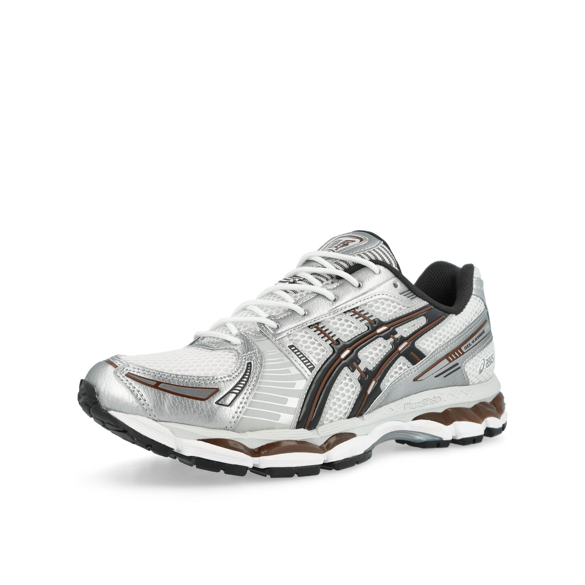 Asics Gel-Kayano 12.1 White / Graphite Grey Low Top Sneakers 1203A759-104 Close-up | Overkill
