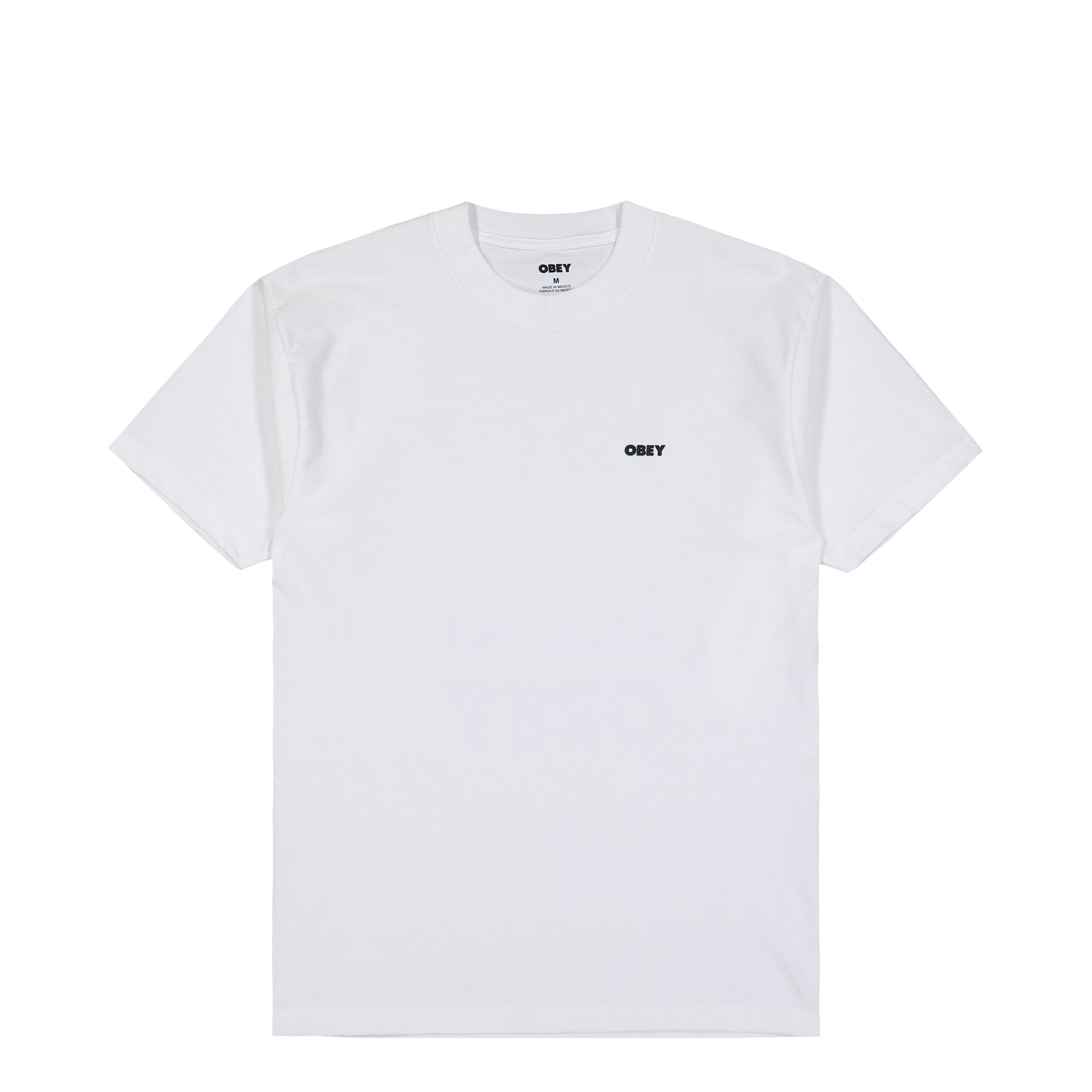 Obey Obey Heat Map Icon White T-Shirts 168024356-WHT | Overkill
