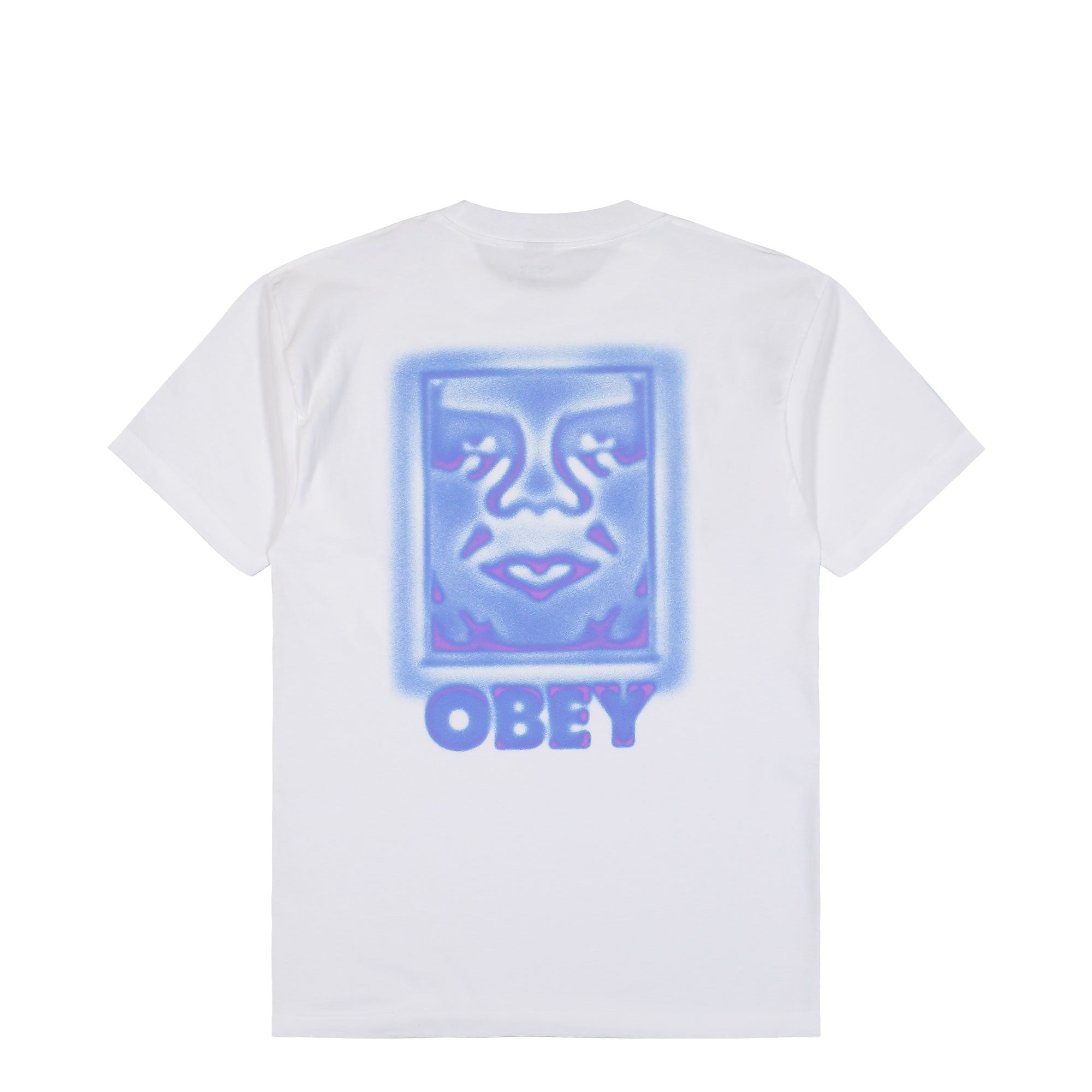 Obey Obey Heat Map Icon White T-Shirts 168024356-WHT Close-up | Overkill
