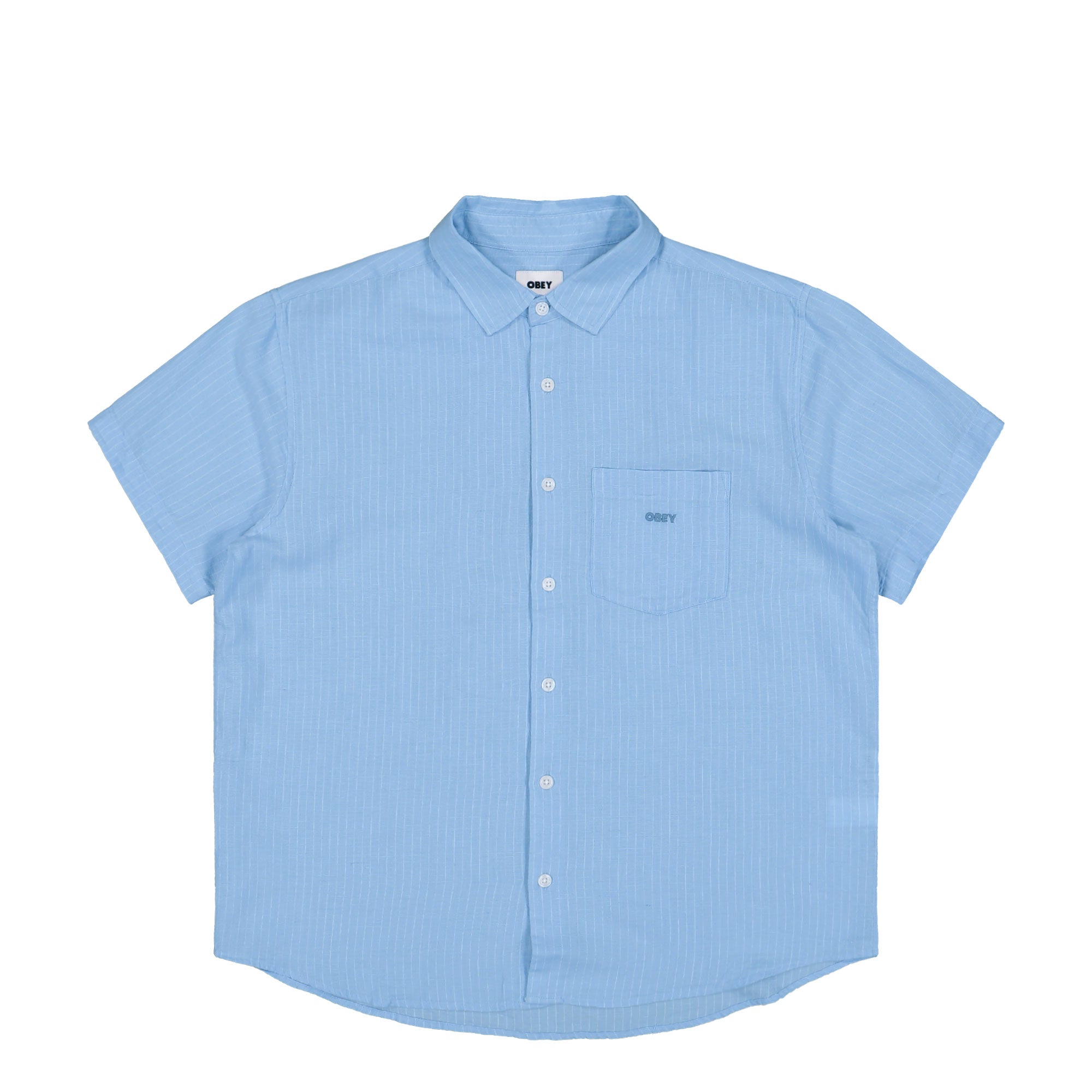 Obey Barry Woven Sky Blue Multi Shirts 181210470-SKY | Overkill