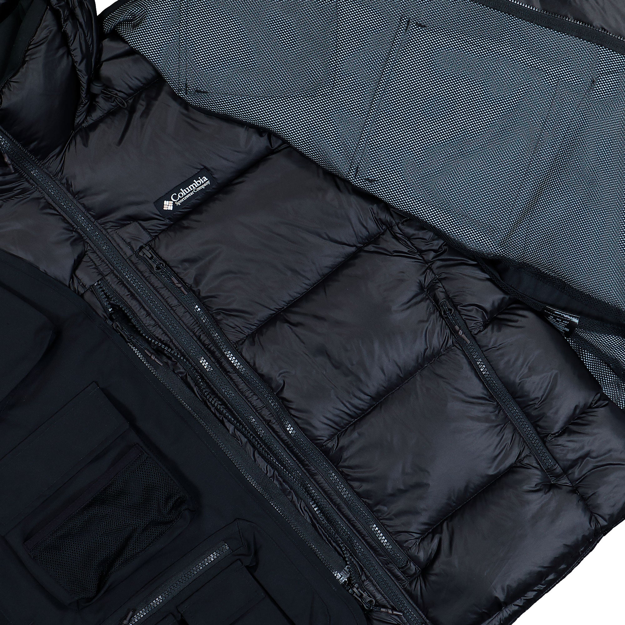 Columbia CSC1938™ Dually Mountain Jacket Black Puffer Jackets 2176111010 Detail View 2 | Overkill
