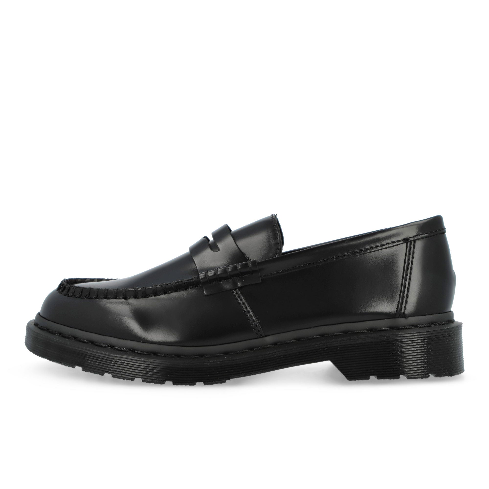 Dr. Martens Penton Black Polished Smooth Loafers & Lace Ups 25015001 | Overkill
