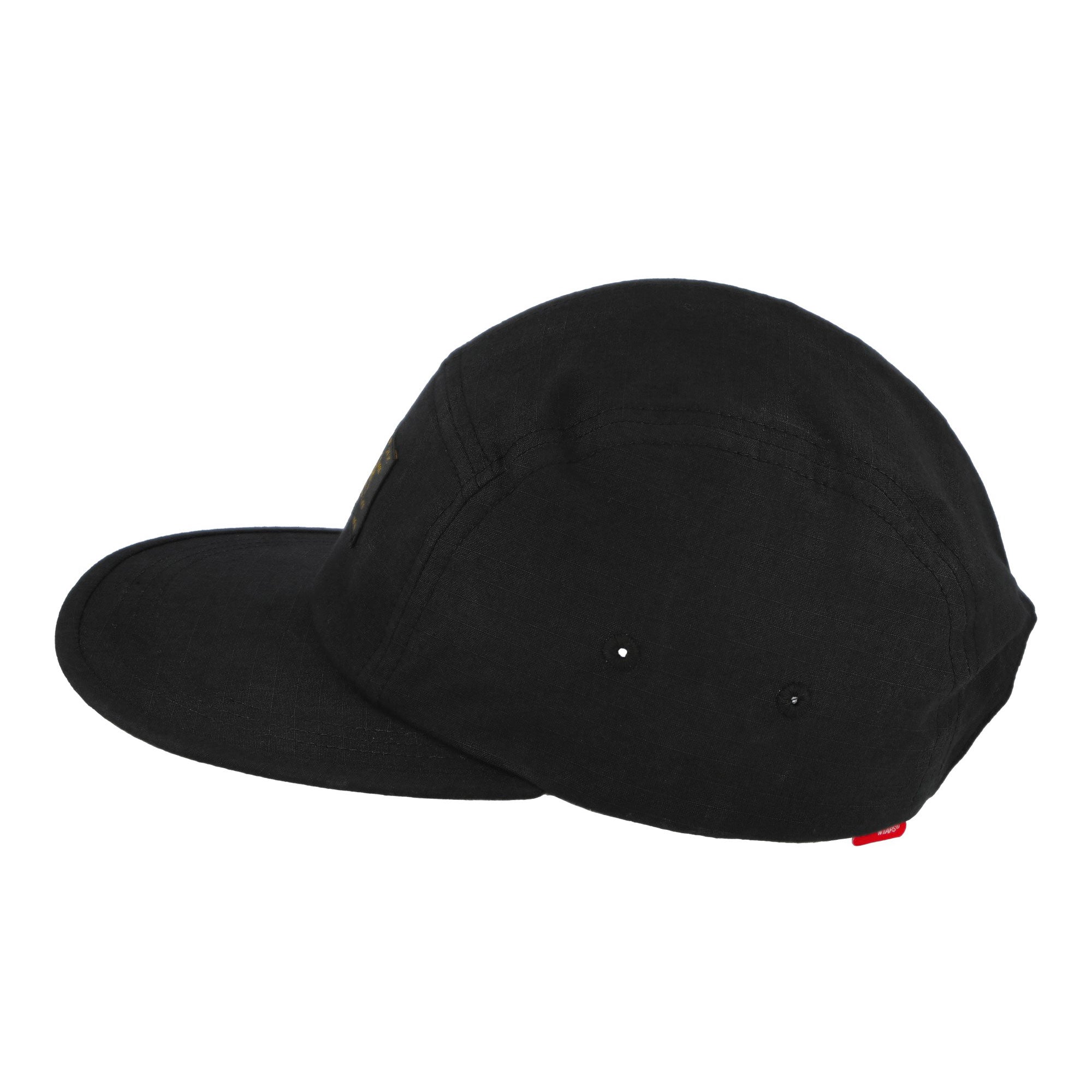 WTAPS T-5 03 / Cap / Cotton.Ripstop Black Caps 252HCDT-HT03 Close-up | Overkill
