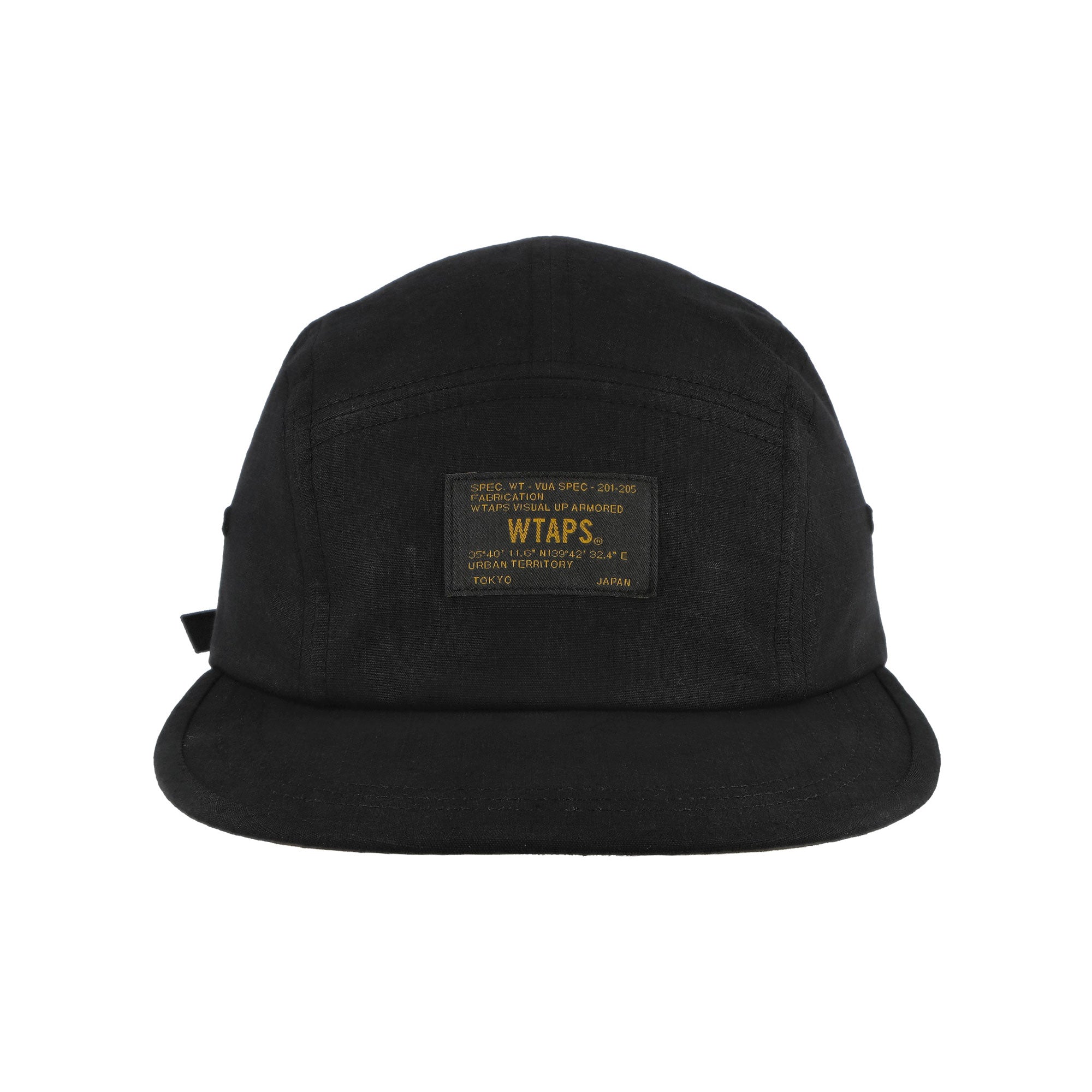 WTAPS T-5 03 / Cap / Cotton.Ripstop Black Caps 252HCDT-HT03 Detail View 1 | Overkill
