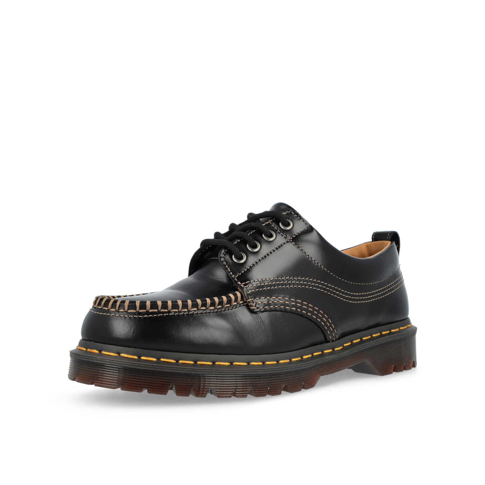 Dr. Martens Lowell Black Low Top Sneakers 31816001 Close-up | Overkill
