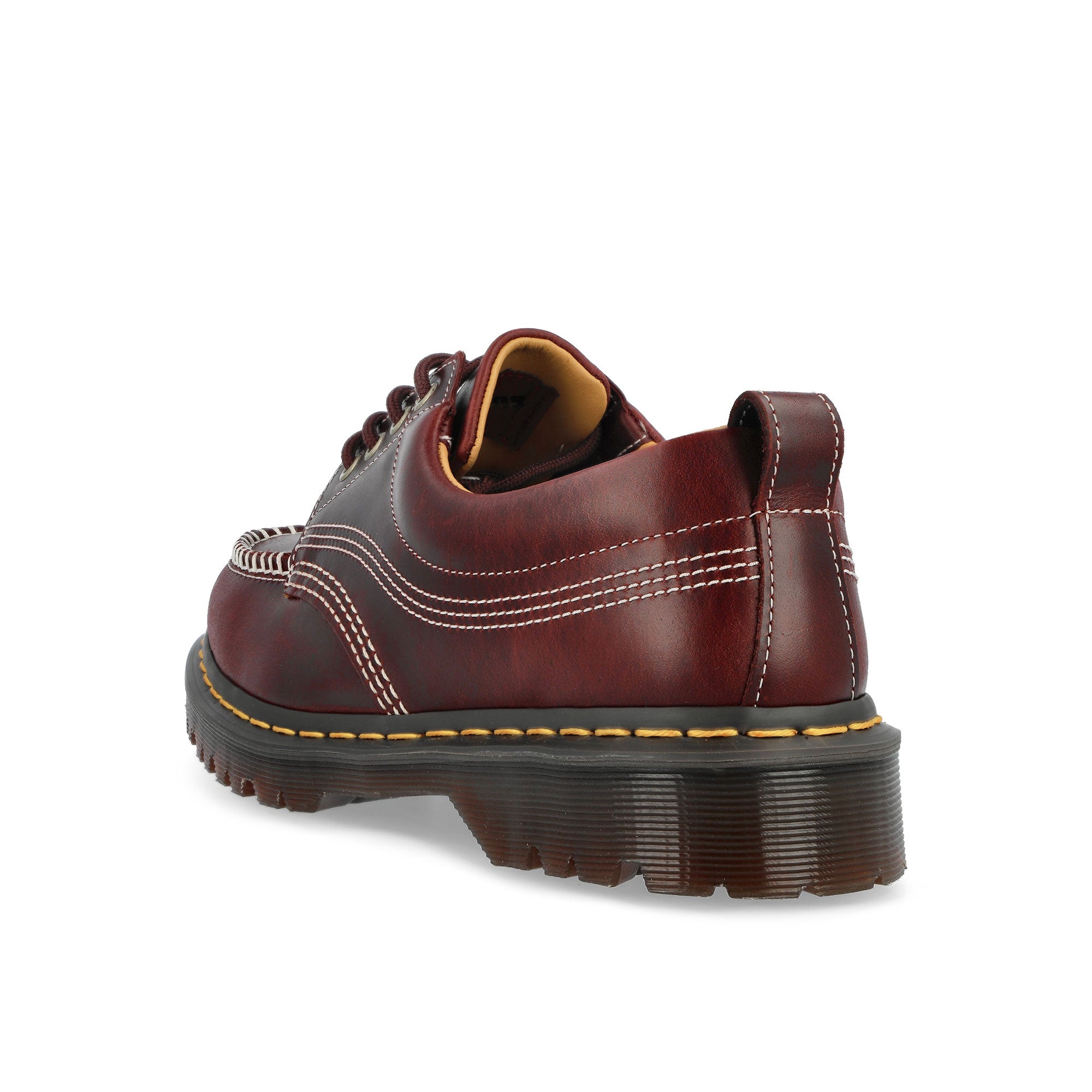 Dr. Martens Lowell Cherry Red Orleans Loafers & Lace Ups 31817600 Material | Overkill
