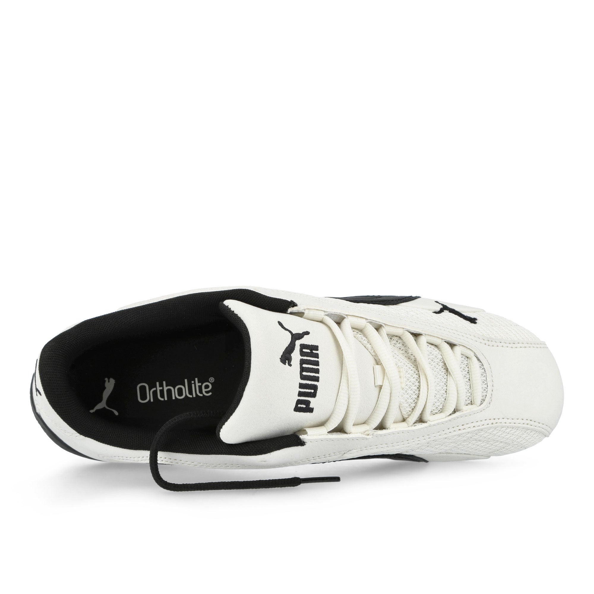 Puma Speedcat Plus Warm White - Puma Black Low Top Sneakers 402995 09 Detailfoto | Overkill
