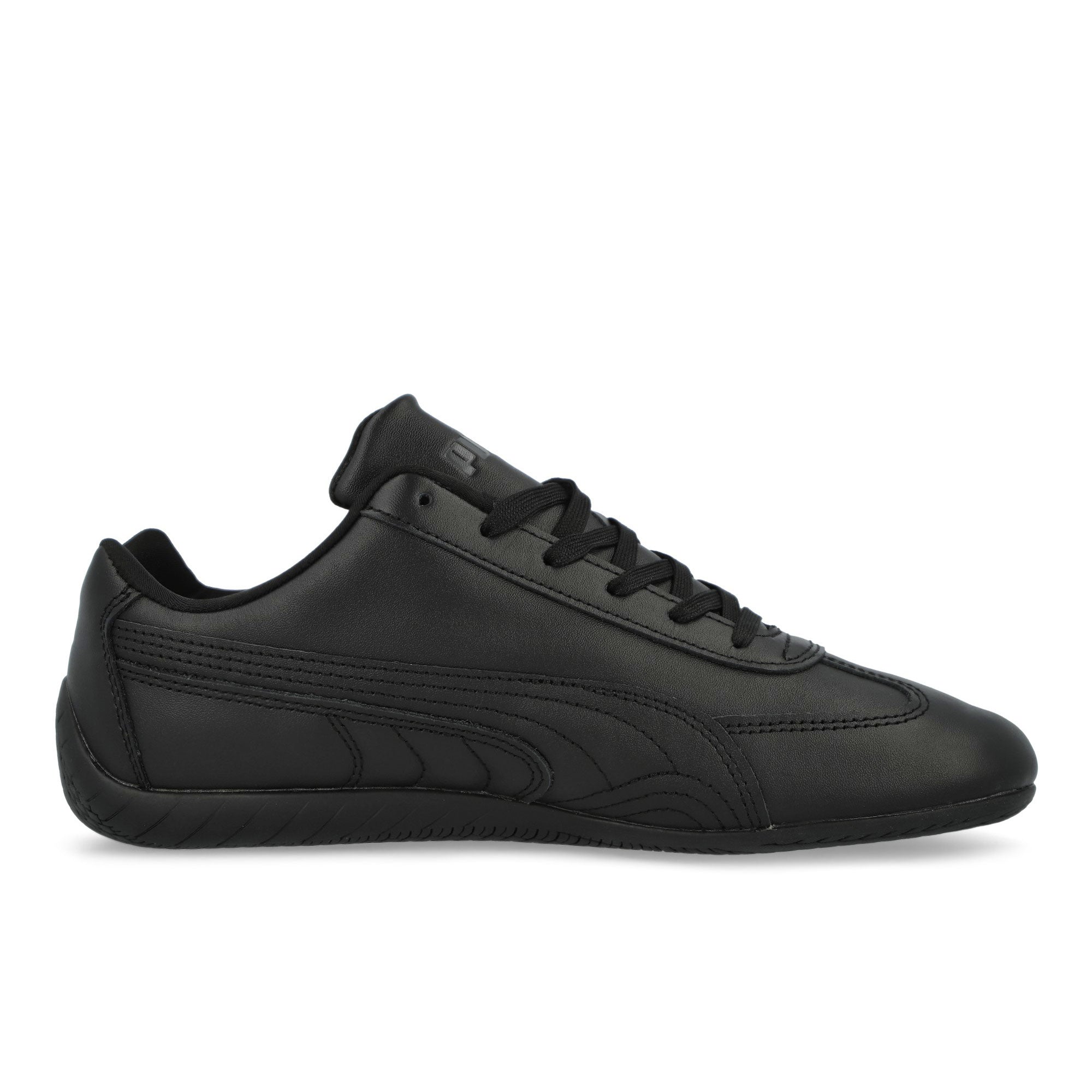 Puma Speedcat Full Leather Puma Black - Shadow Gray Low Top Sneakers 405449 01 Silhouette | Overkill
