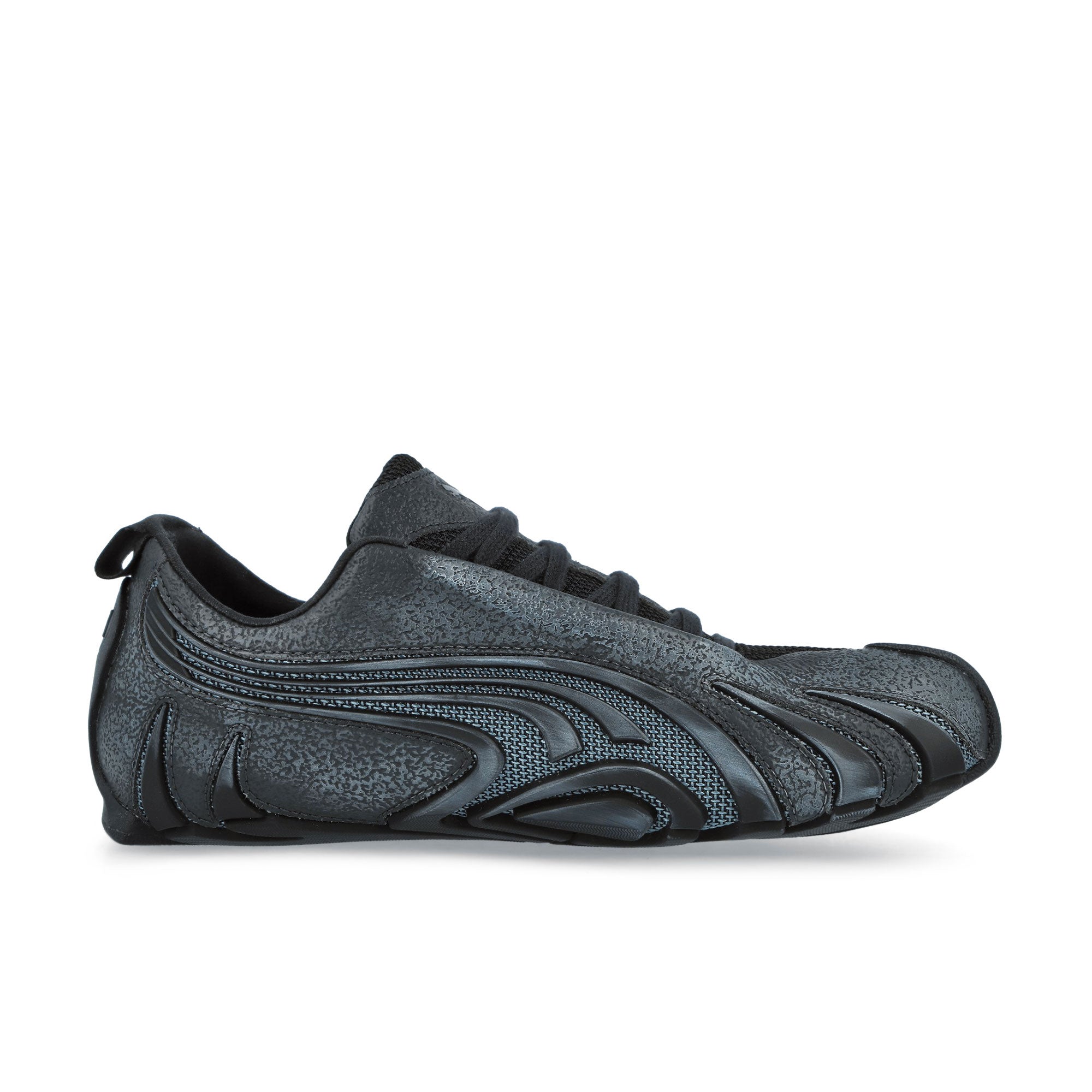 Puma Talon Biology Gray Skies - Puma Black Low Top Sneakers 406233 01 Silhouette | Overkill
