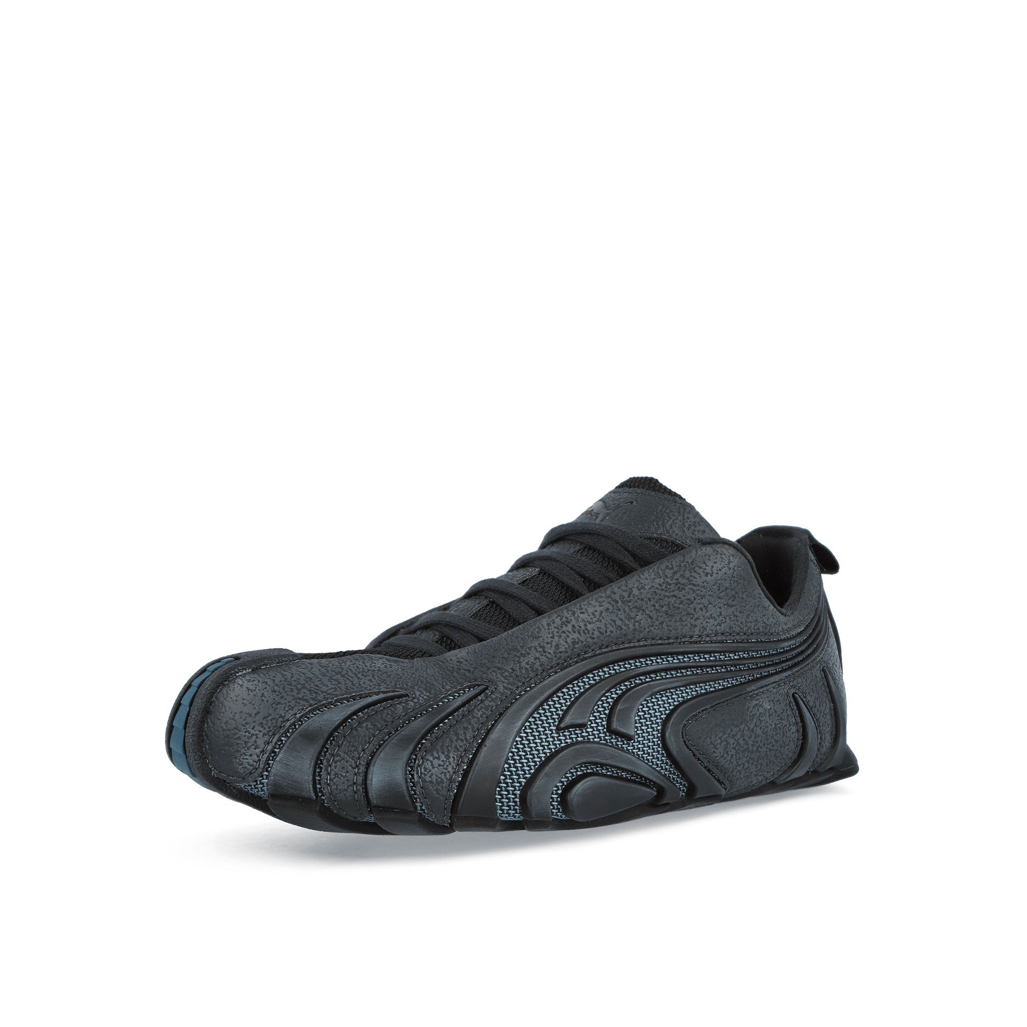 Puma Talon Biology Gray Skies - Puma Black Low Top Sneakers 406233 01 Close-up | Overkill

