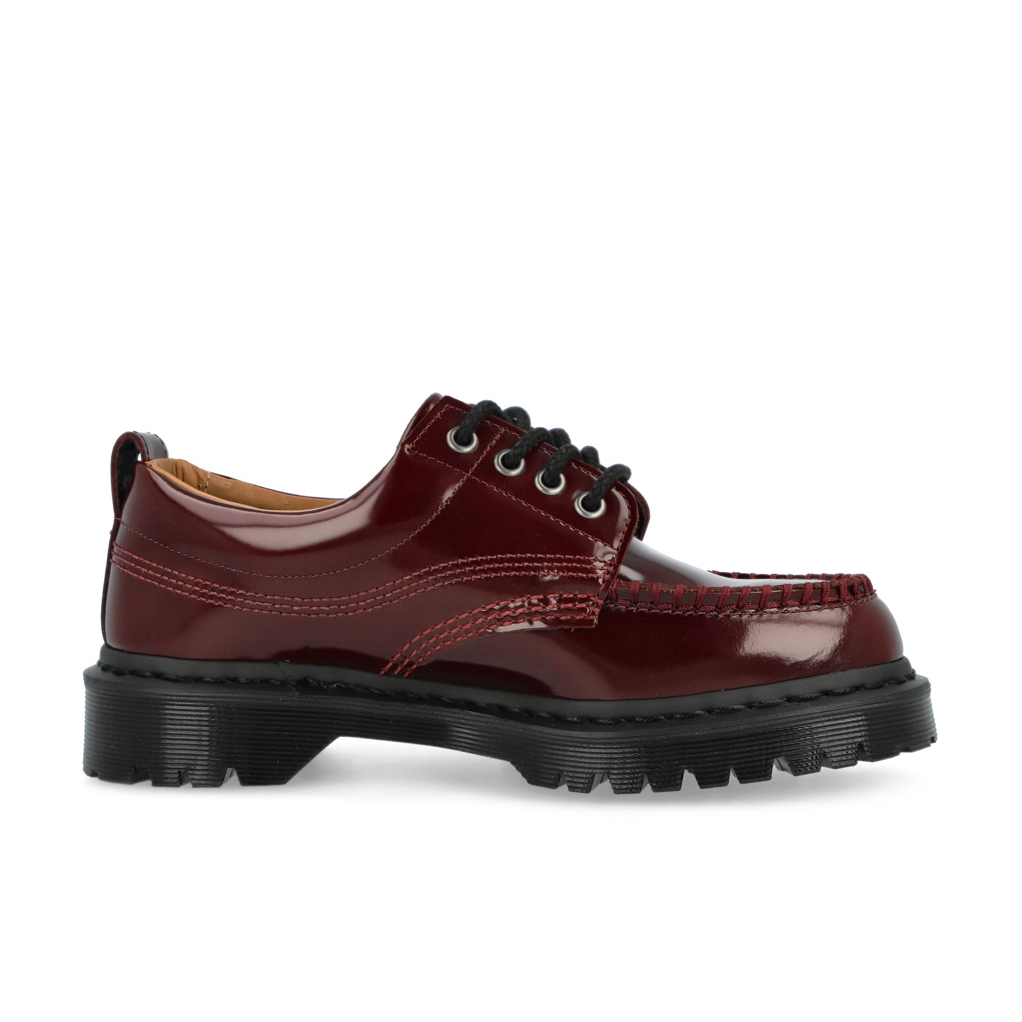 Dr. Martens Lowell Cherry Red Loafers & Lace Ups 42436600 Silhouette | Overkill
