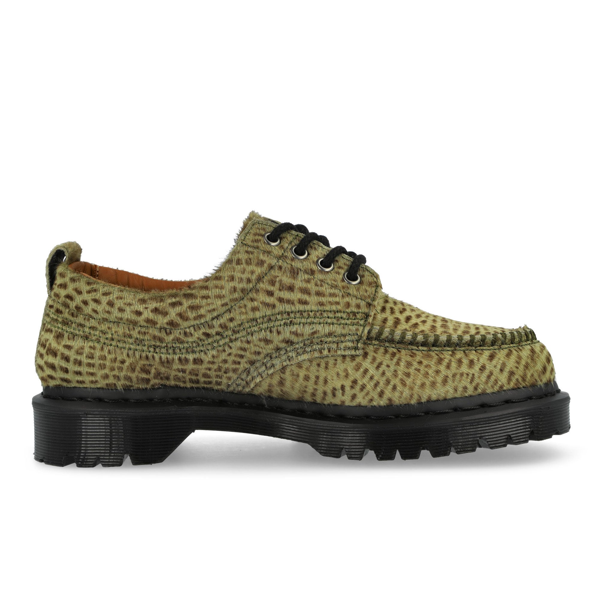 Dr. Martens Lowell Olive Green Loafers & Lace Ups 42836300 Silhouette | Overkill
