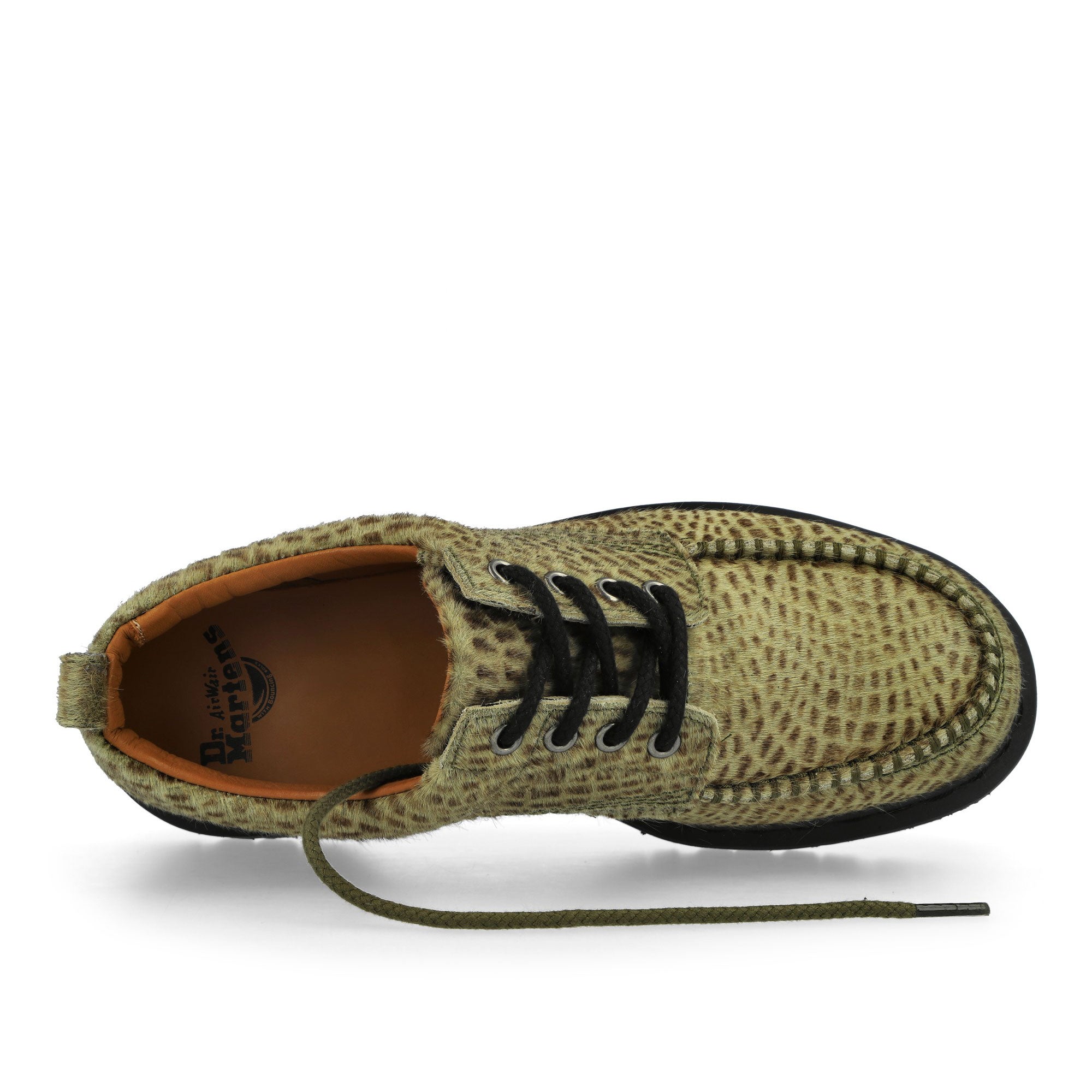 Dr. Martens Lowell Olive Green Loafers & Lace Ups 42836300 Detailfoto | Overkill
