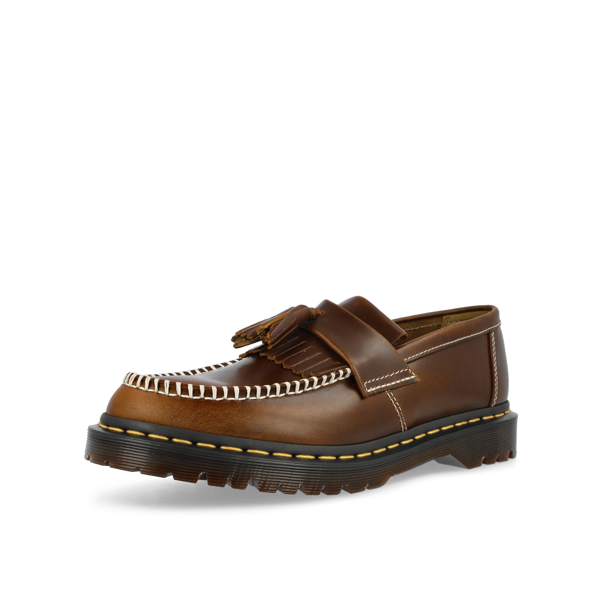 Dr. Martens Adrian Ben Butterscotch Orleans Loafers & Lace Ups 42849200 Close-up | Overkill
