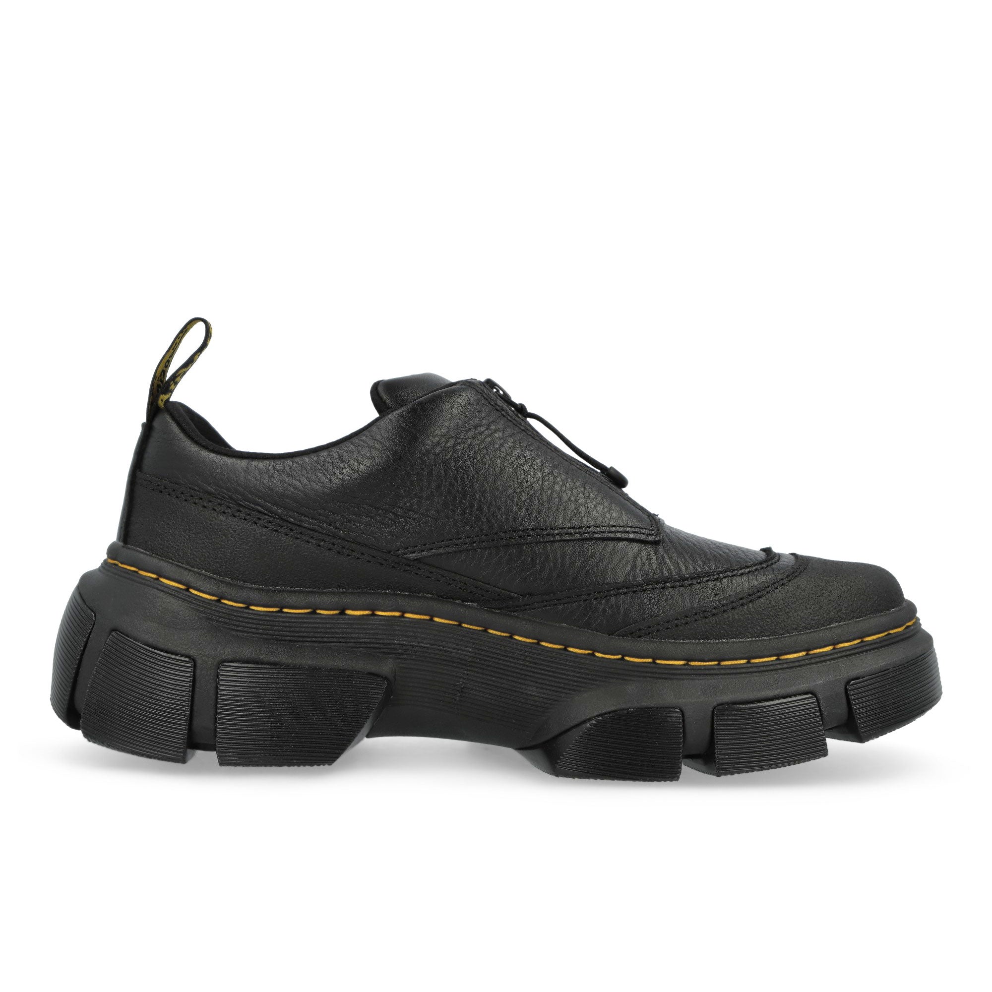 Dr. Martens DMXL Zip Shoe Black Loafers & Lace Ups 42877001 Silhouette | Overkill
