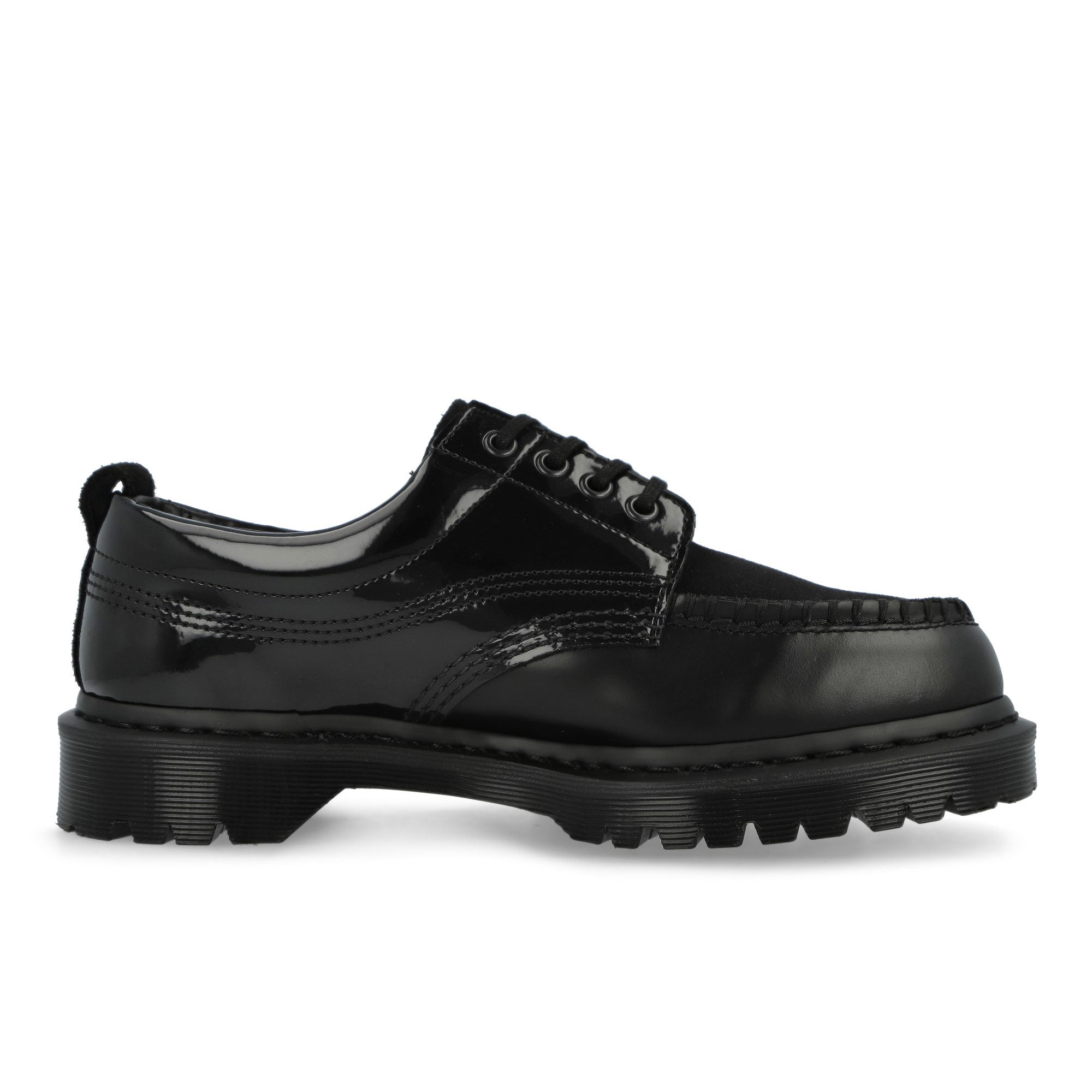 Beams x Dr. Martens Lowell Black Low Top Sneakers 43026001 Silhouette | Overkill
