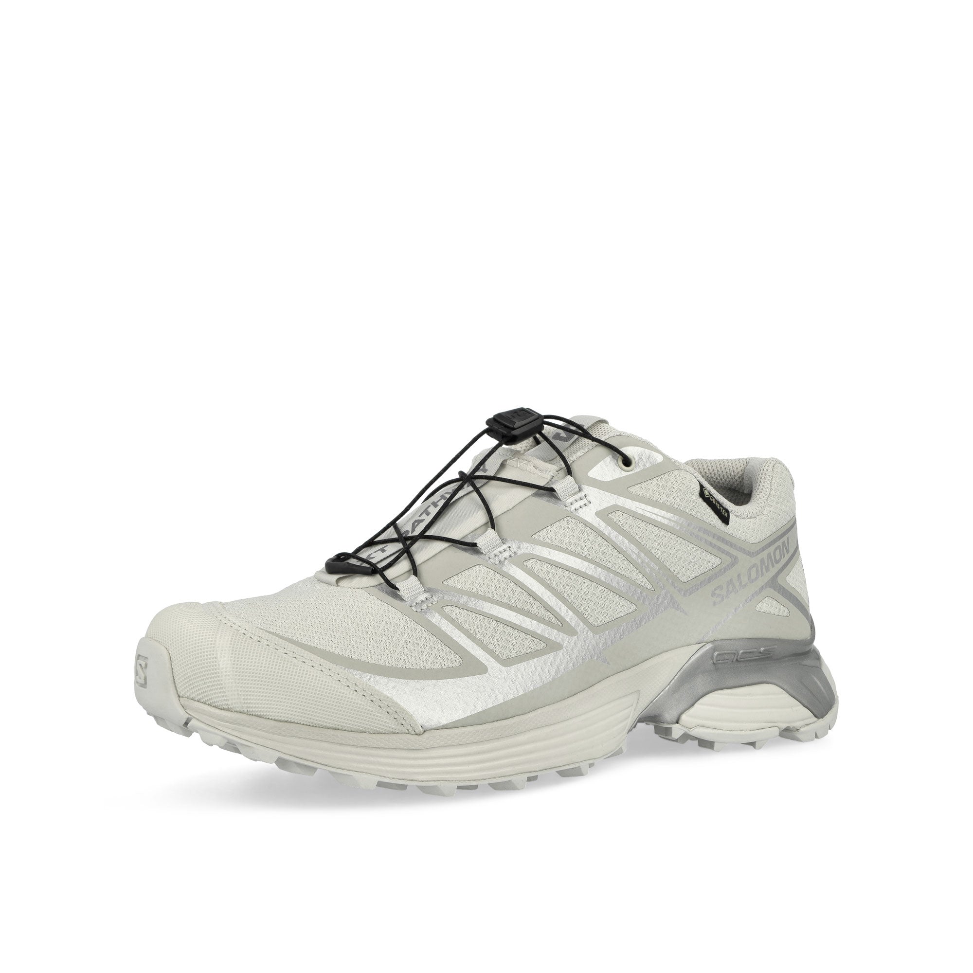 Salomon XT-Pathway GTX Lunar Rock / Alloy / Footwear Silver Low Top Sneakers  Close Up | Overkill