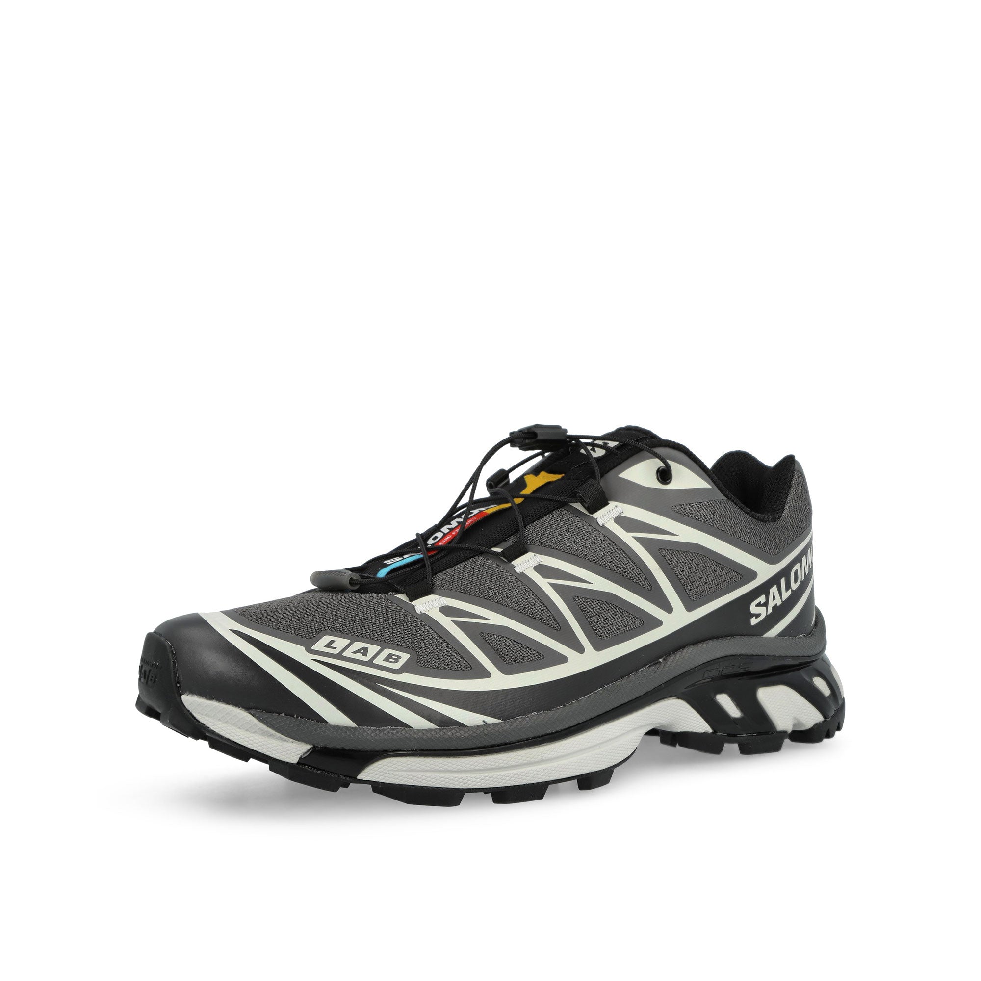 Salomon XT-6  Black / Asphalt / Castlerock Low Top Sneakers 479895 Close-up | Overkill
