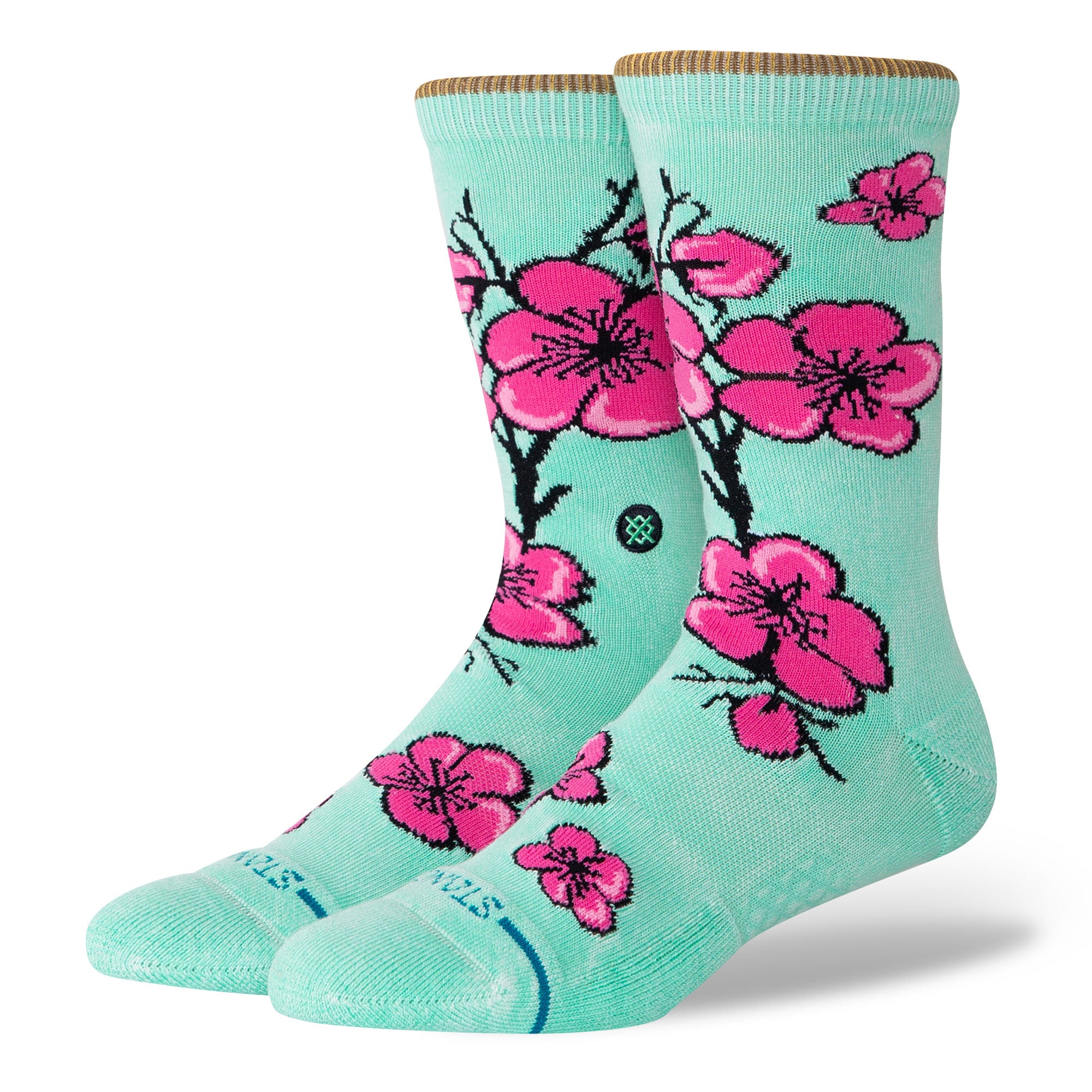 Stance 99 Cents Crew Socks Jade Socks A555A2699C-JAD | Overkill
