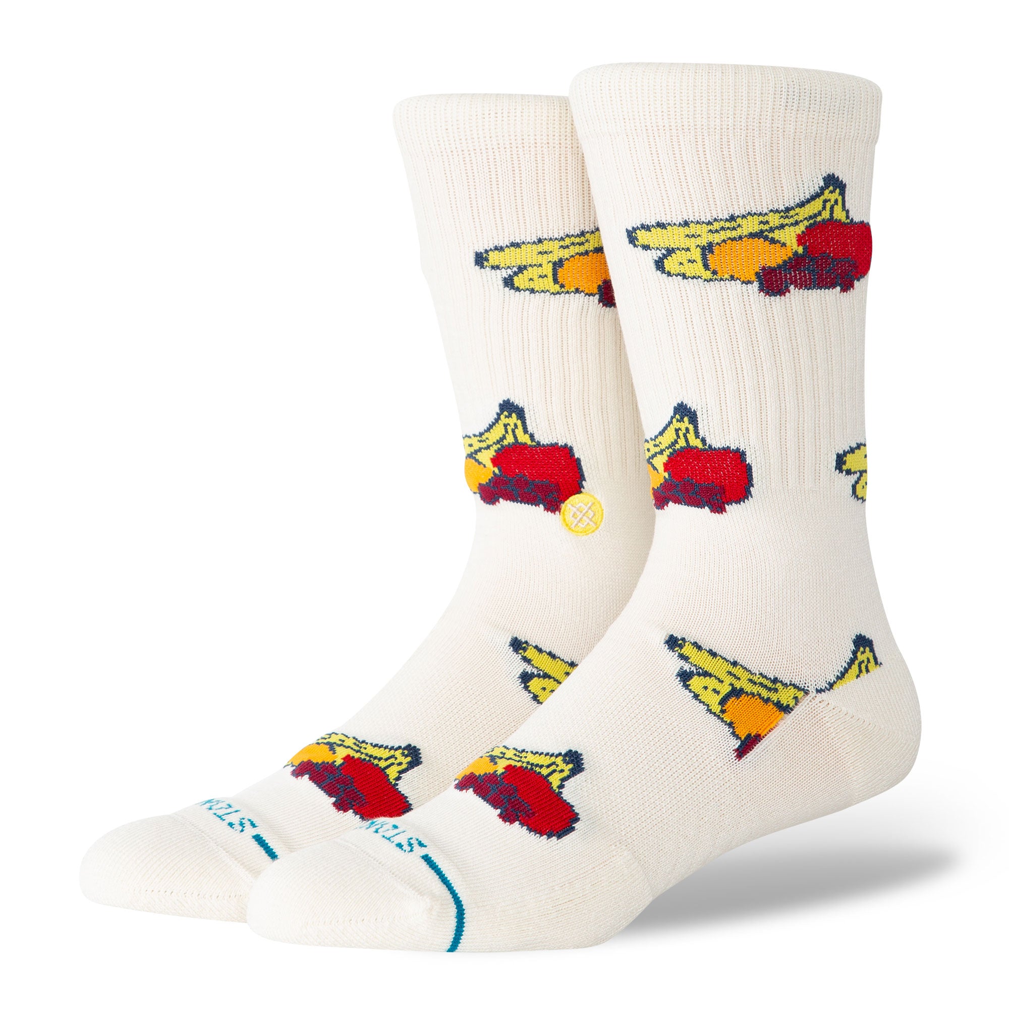 Stance Fruits Crew Socks Canvas Socks A556A26FRU-CVS | Overkill