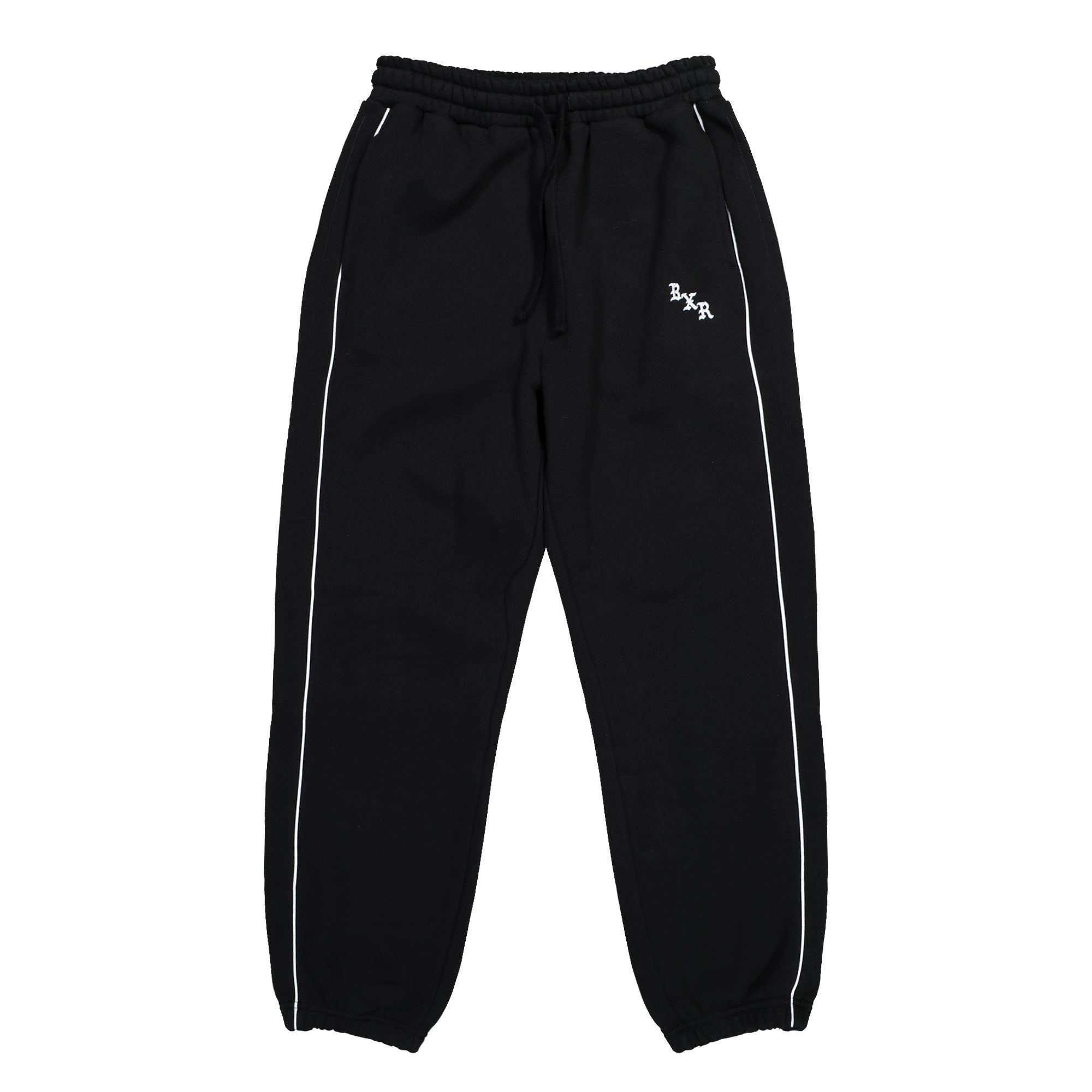 Born x Raised BXR Piped Sweatpants Black Sweat & Track Pants B2004PIPED-BLK | Overkill