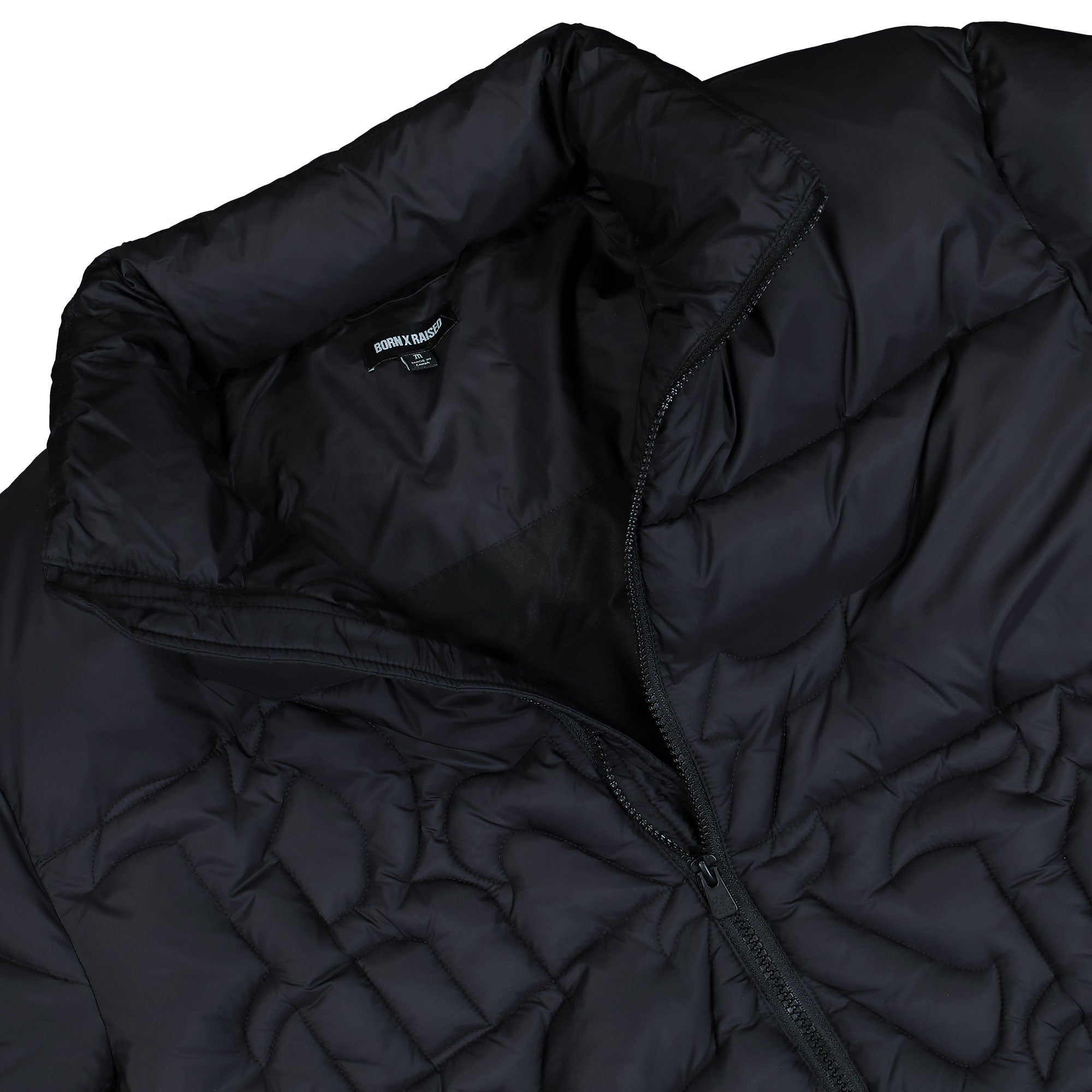 Born x Raised BXR Puffer Jacket Black Puffer Jackets B3030BXRPU-BLK Detailfoto | Overkill