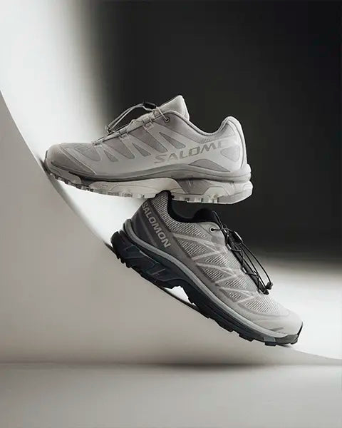 Salomon XT-6 Shadow and XT-4 hiking shoes, featuring a sleek design and durable materials for outdoor performance.