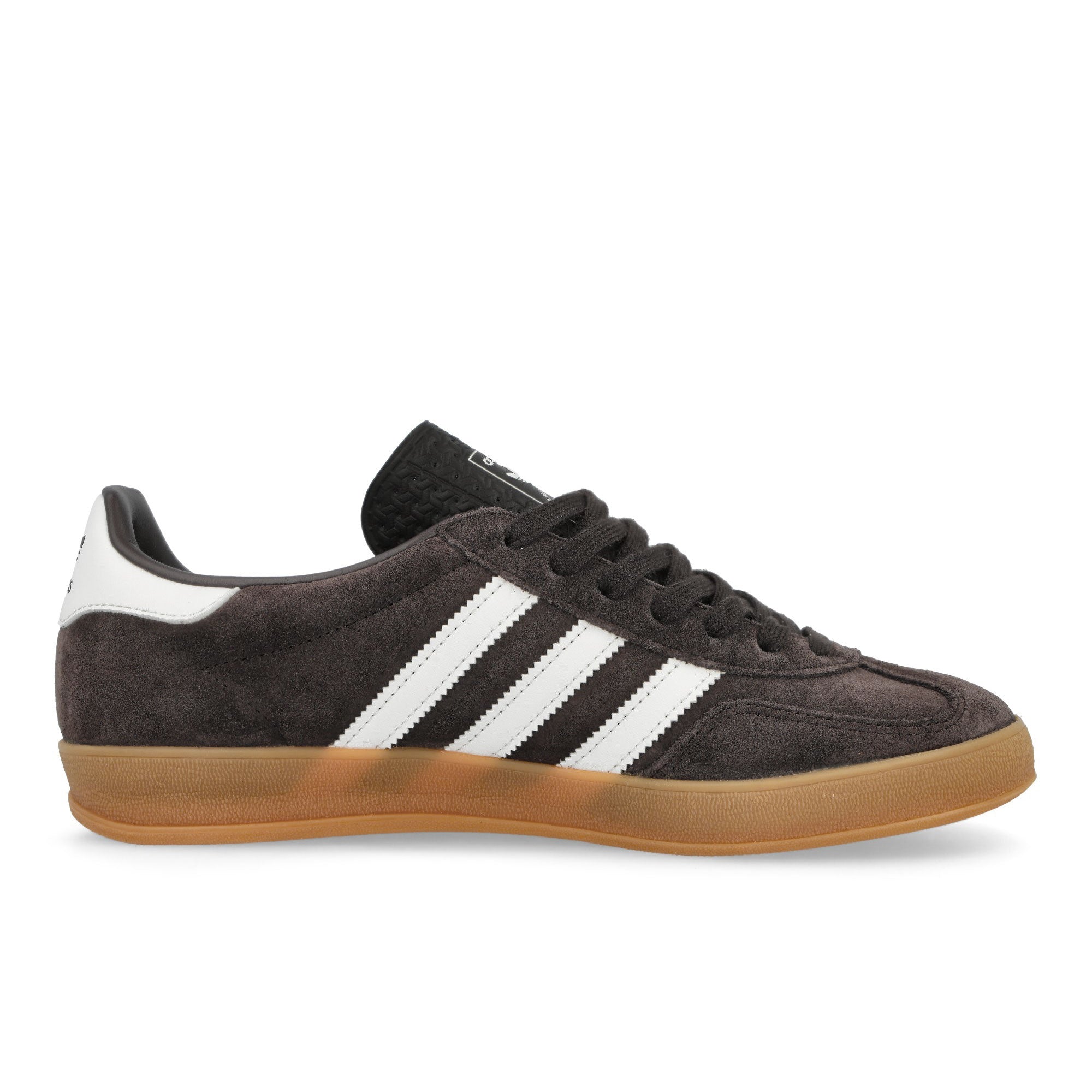 adidas Gazelle Indoor Aurora Coffee / Core White / Gum Low Top Sneakers HQ5152 Silhouette | Overkill
