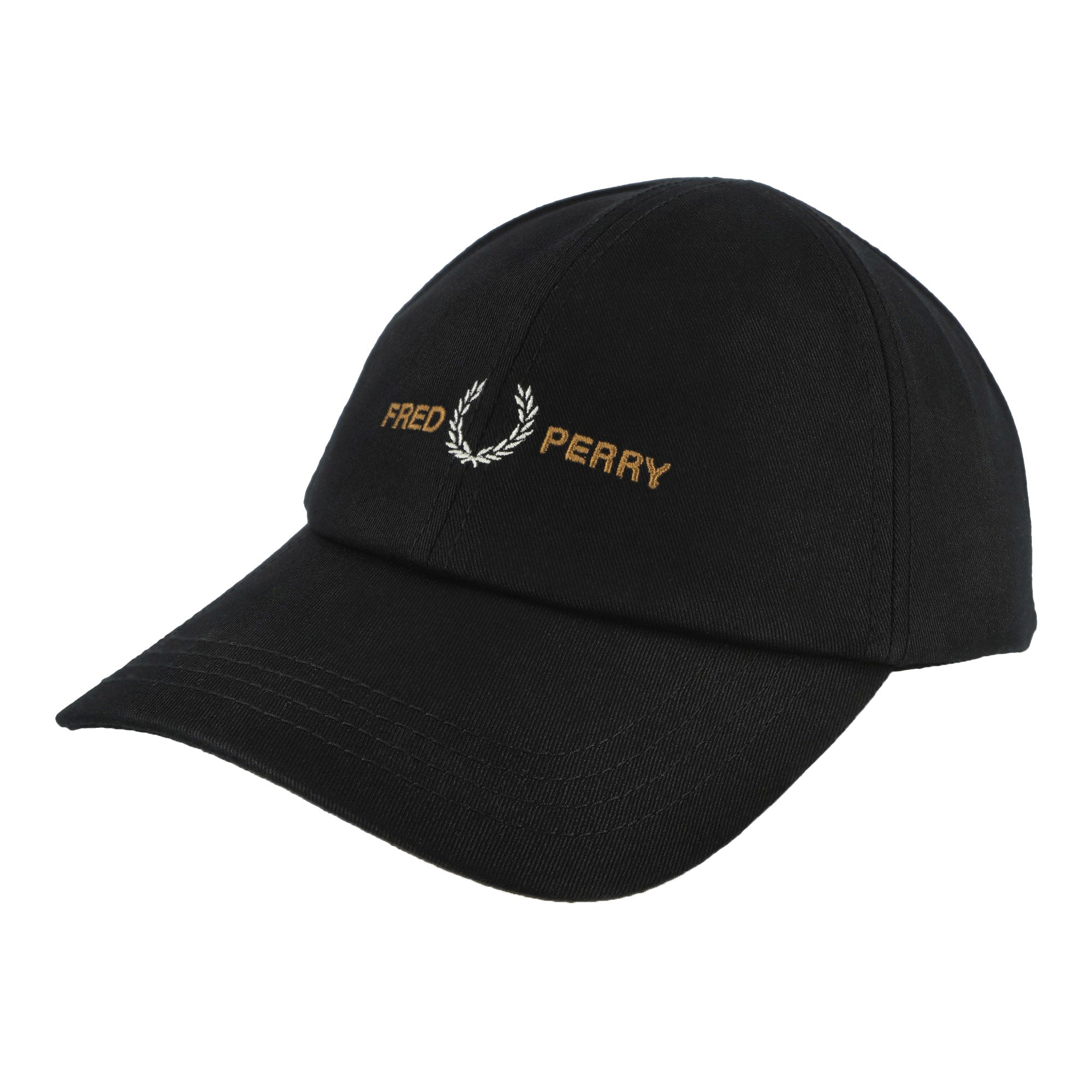 Fred Perry  FLP Twill Cap Black Caps HW2300-220 | Overkill
