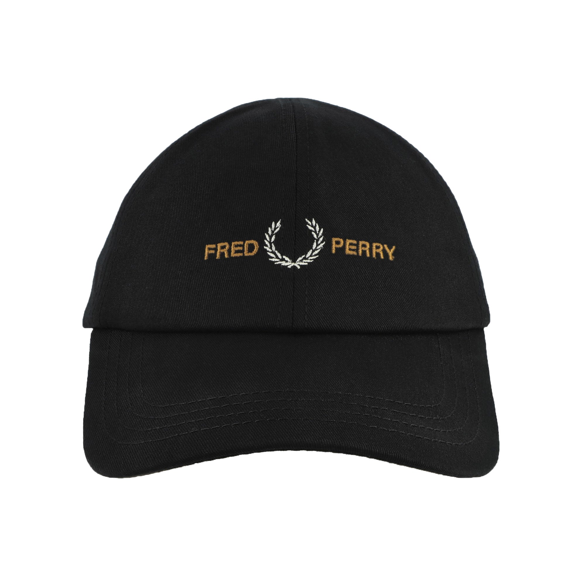 Fred Perry  FLP Twill Cap Black Caps HW2300-220 Detail View 1 | Overkill
