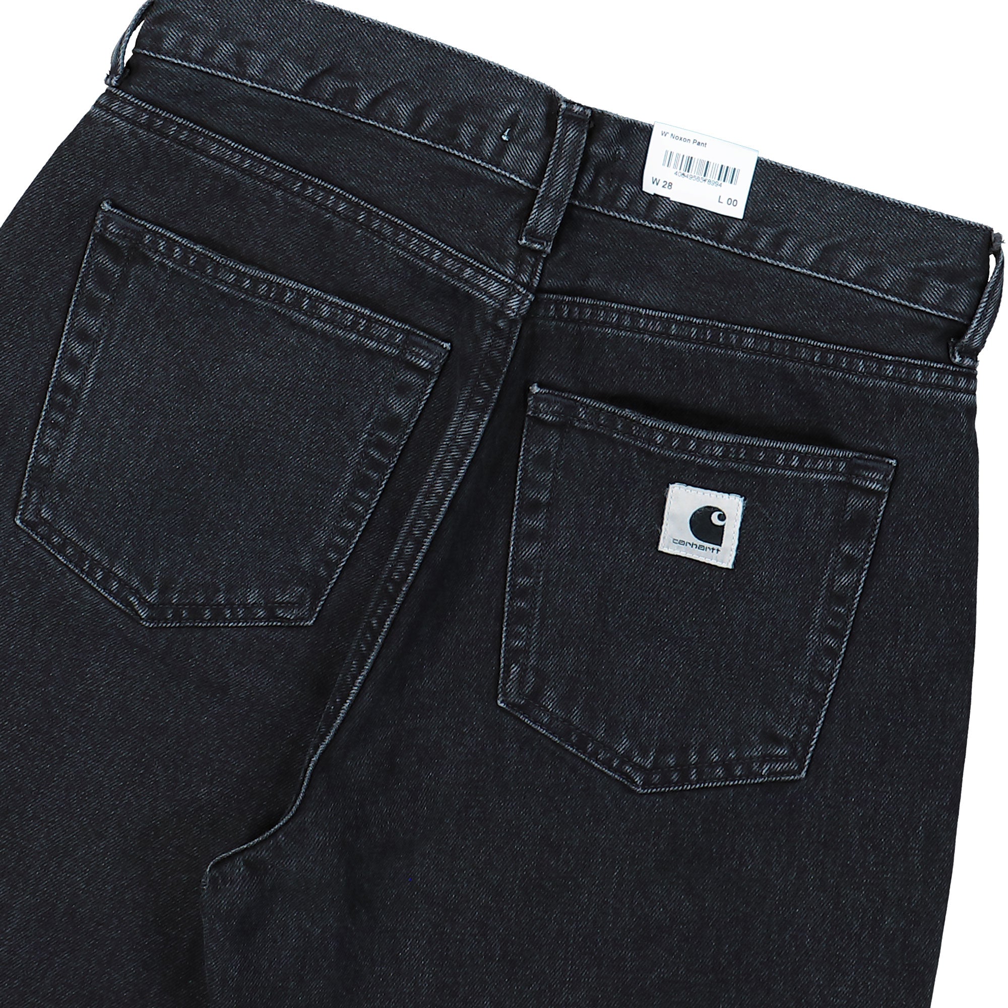Carhartt WIP W Noxon Pant Black Stone Washed Jeans I031920.89.06.00 Detail View 2 | Overkill
