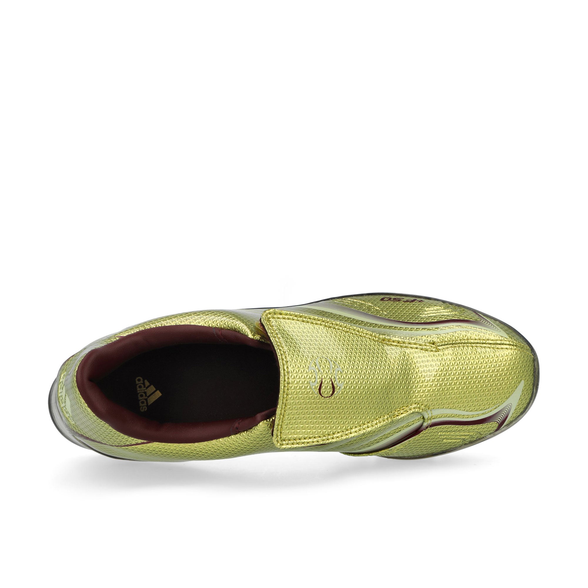 adidas F50 Adiframe W Gold Metallic / Ice Gold Metallic / Maroon Low Top Sneakers IH1657 Detailfoto | Overkill
