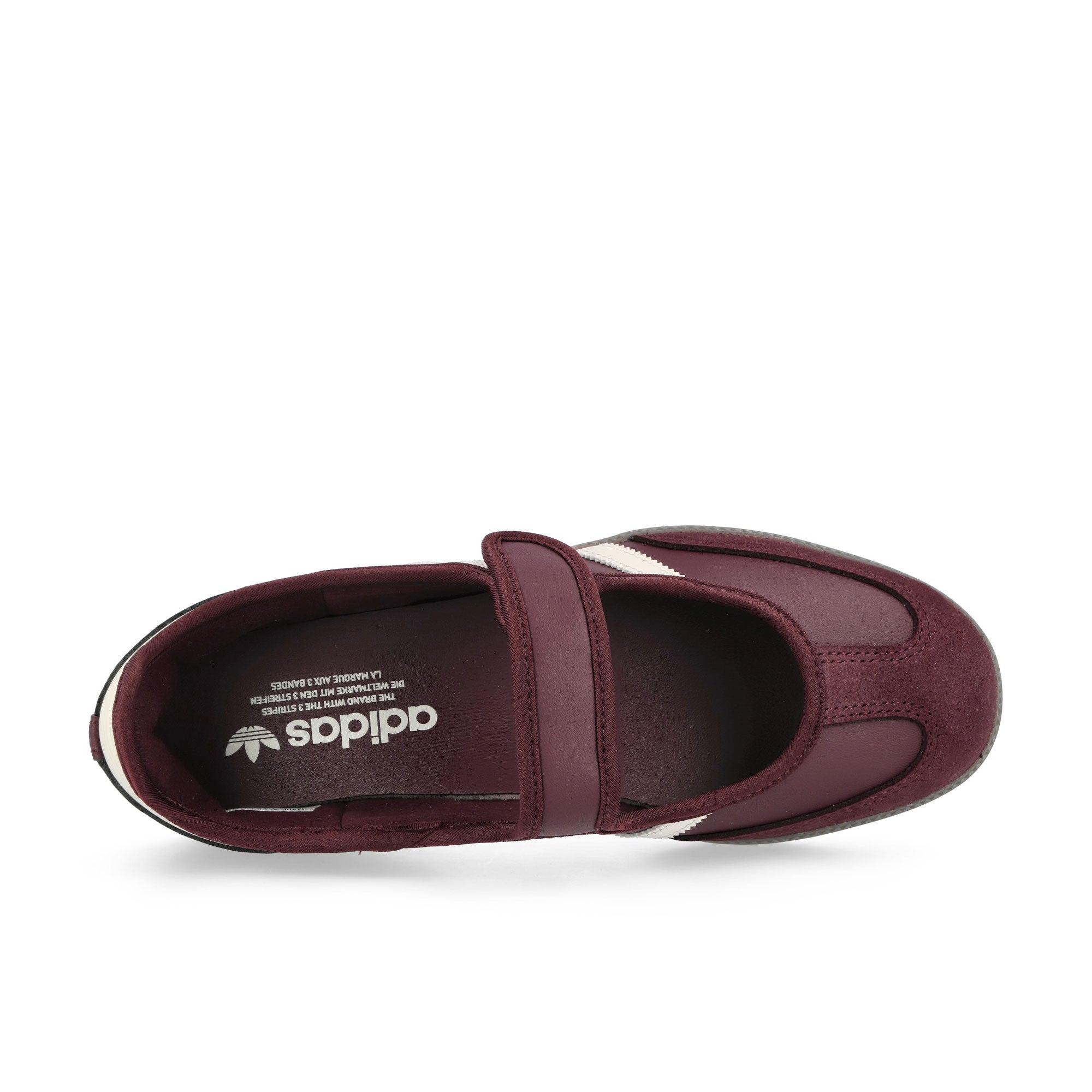 adidas Samba Jane W Maroon / Cream White / Gold Metallic Low Top Sneakers IH6561 Detailfoto | Overkill
