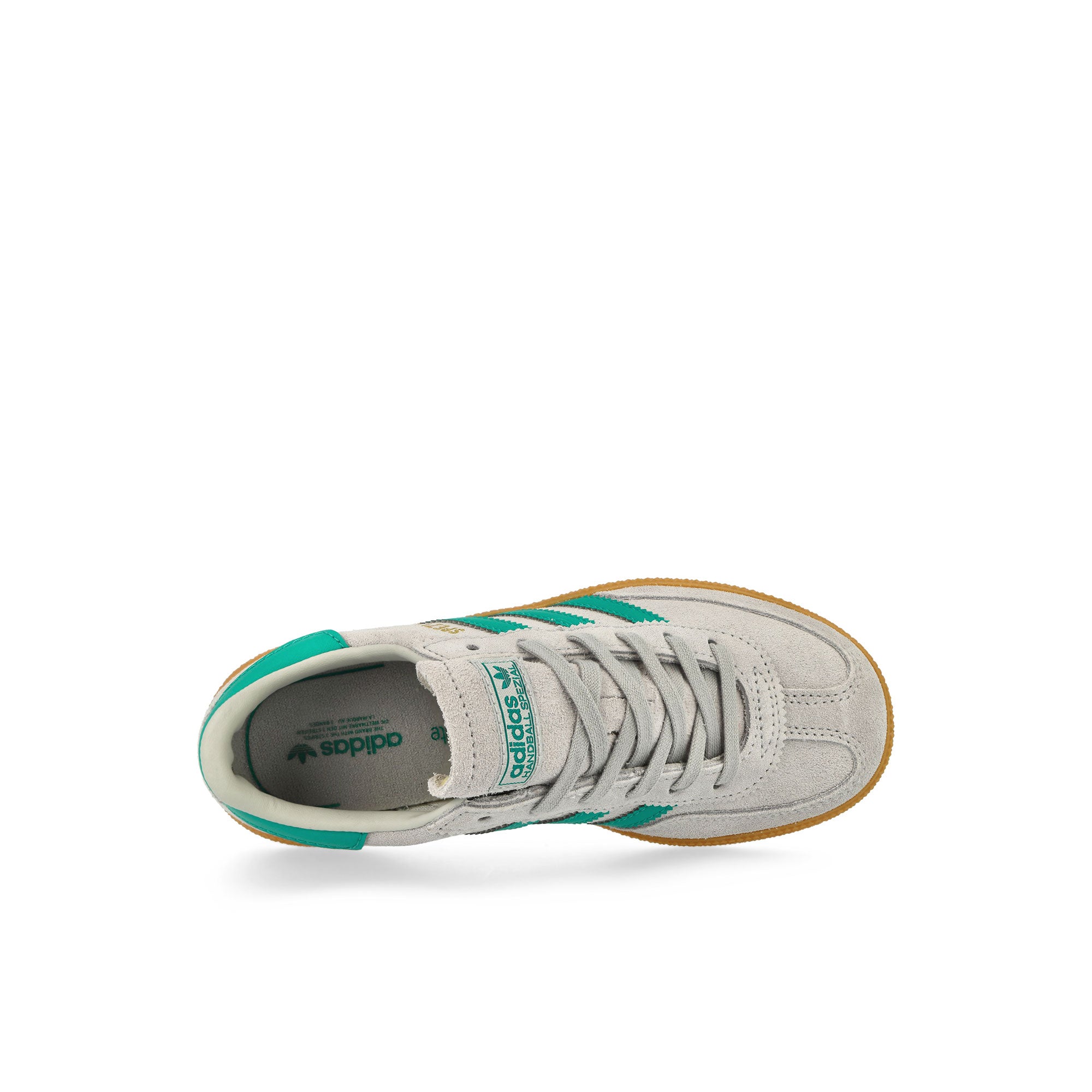 adidas Handball Spezial C Grey Two / Pure Teal / Gum Two Children Low Top Sneakers JP8002 Detailfoto | Overkill