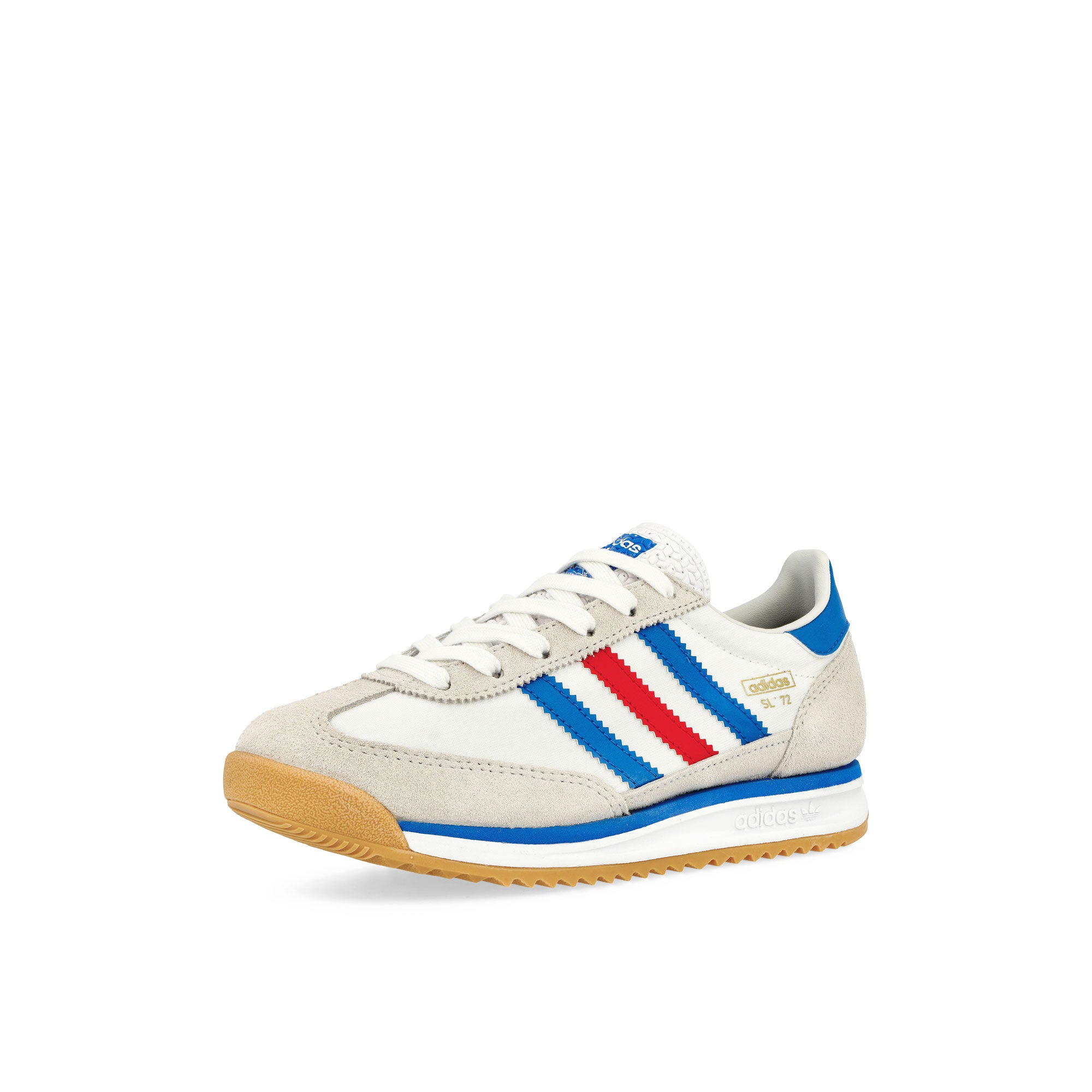 adidas SL 72 RS J Footwear White / Blue / Better Scarlet Low Top Sneakers  Close Up | Overkill
