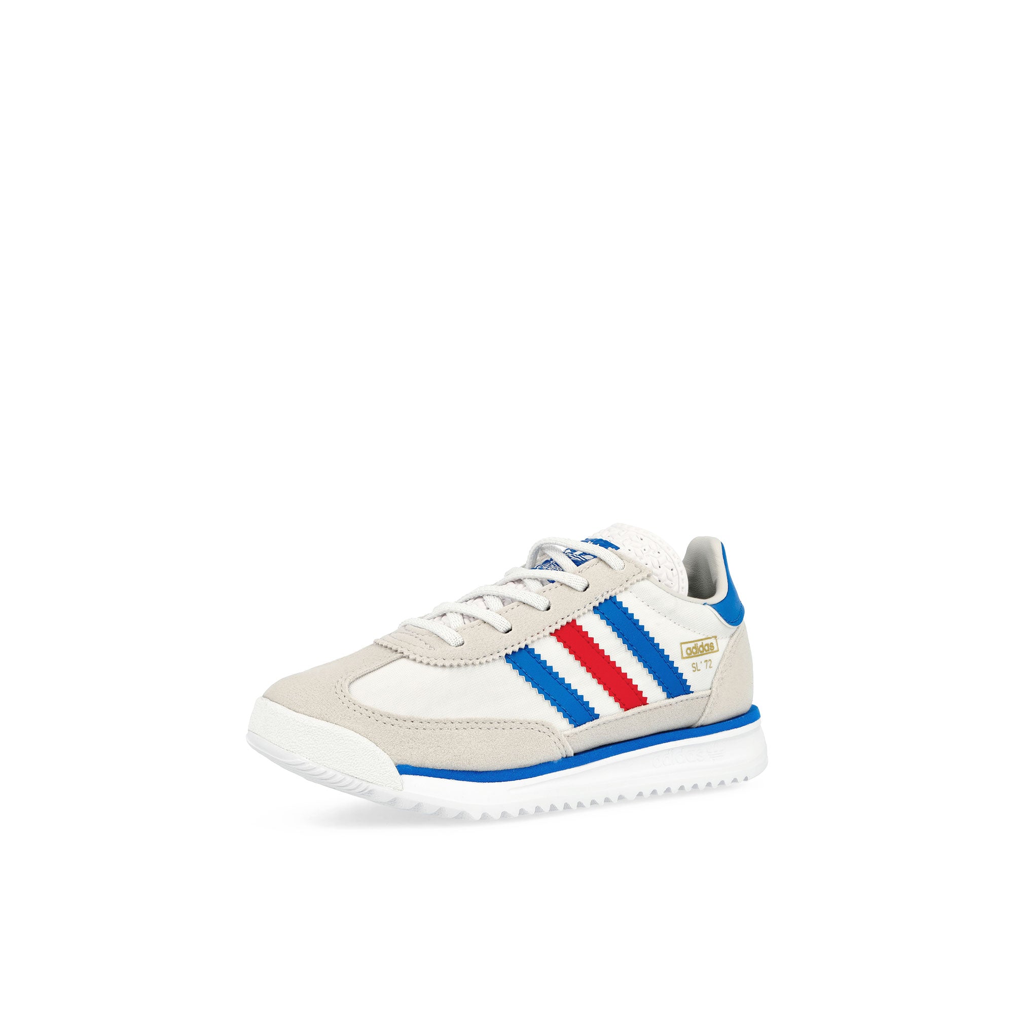 adidas SL 72 RS C Footwear White / Blue / Better Scarlet Low Top Sneakers Close Up | Overkill