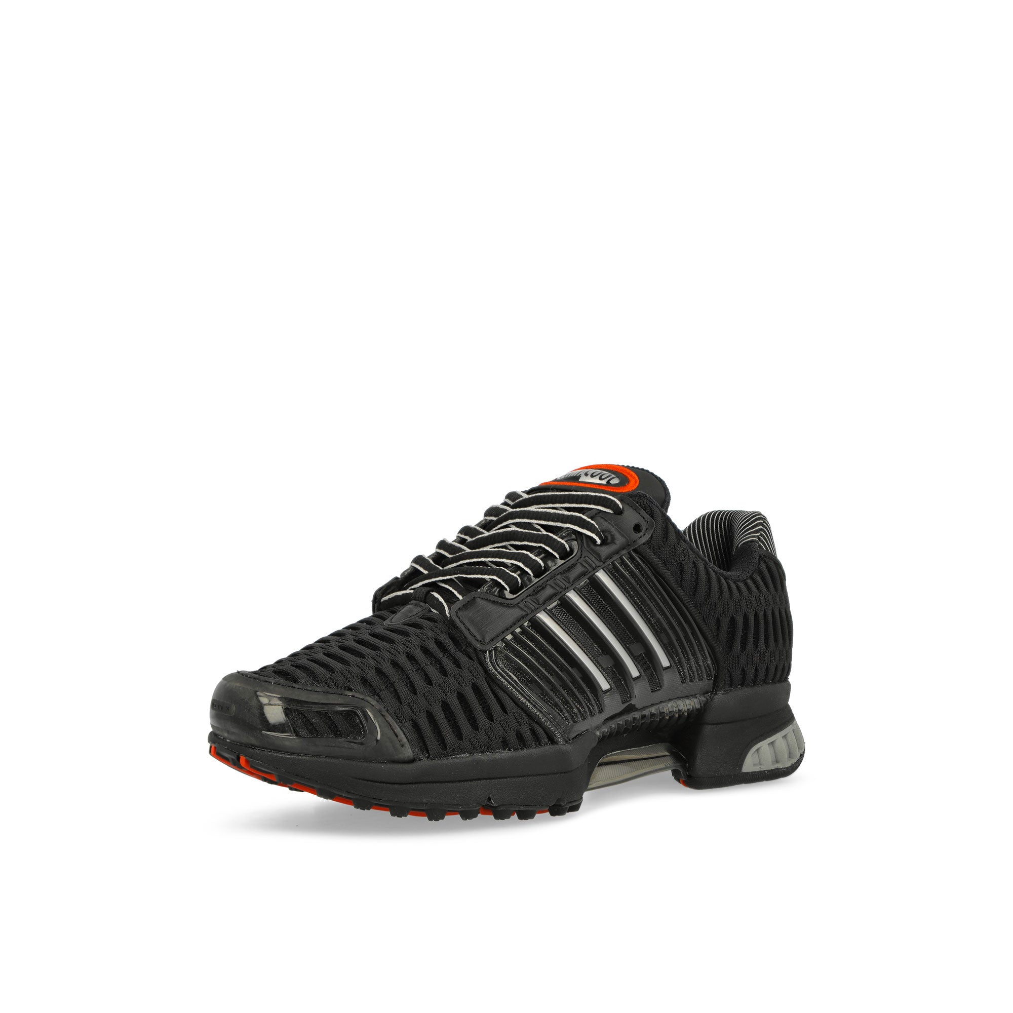 adidas Climacool 1 J Core Black / Metallic Silver / Red Low Top Sneakers Close Up | Overkill