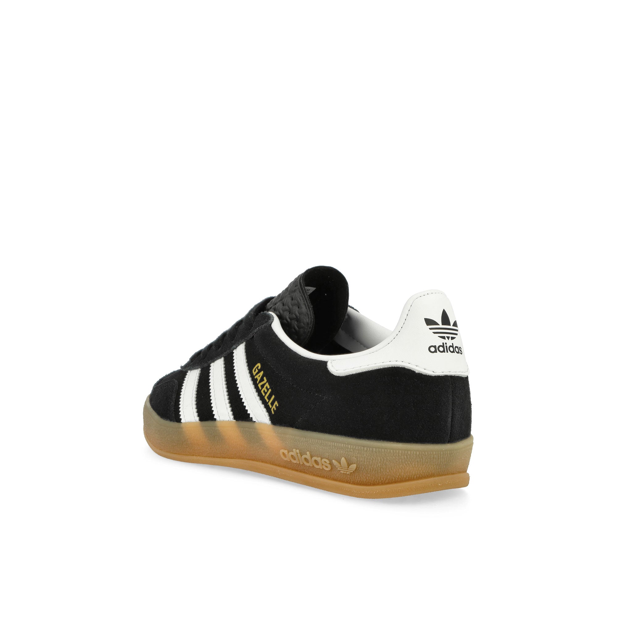 adidas Gazelle Indoor J Core Black / Footwear White / Gum 2 Low Top Sneakers Material | Overkill