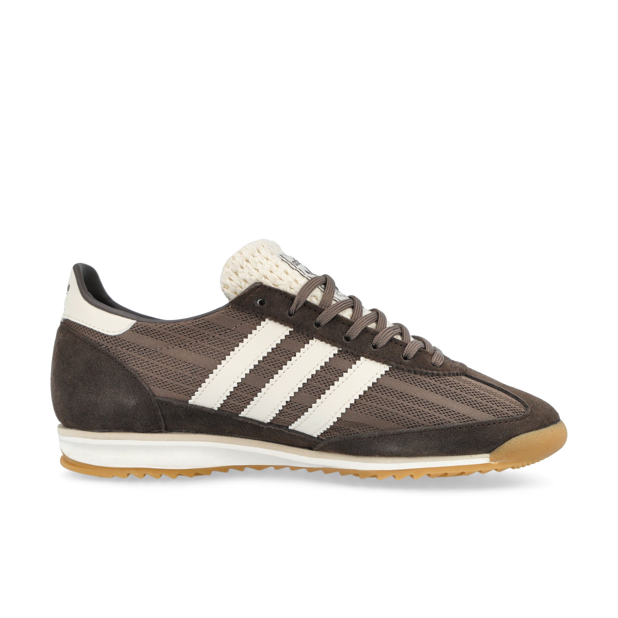 adidas SL 72 OG W Earth Strata / Wonder White / Aurora Coffee Low Top Sneakers JQ9870 Silhouette | Overkill
