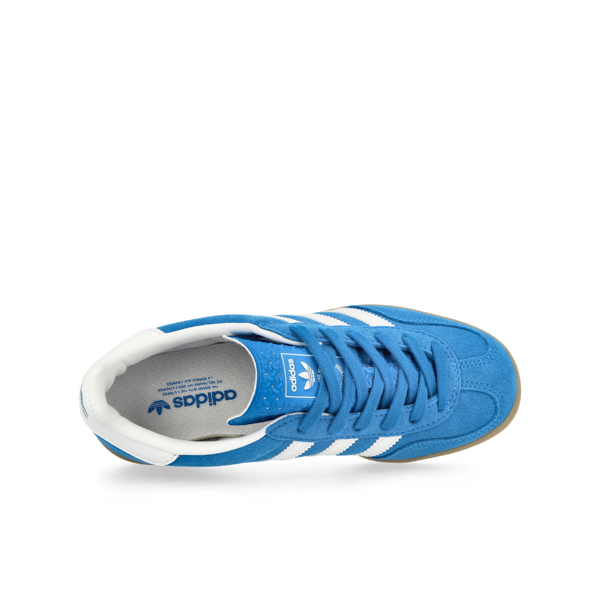 adidas Gazelle Indoor J Bluebird / Footwear White / Gum 2 Low Top Sneakers  Detailfoto | Overkill