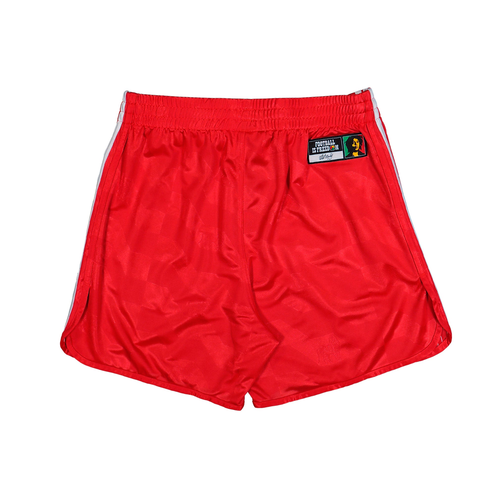 adidas Bob Marley OG Shorts Pure Ruby Shorts JY5213 Close-up | Overkill