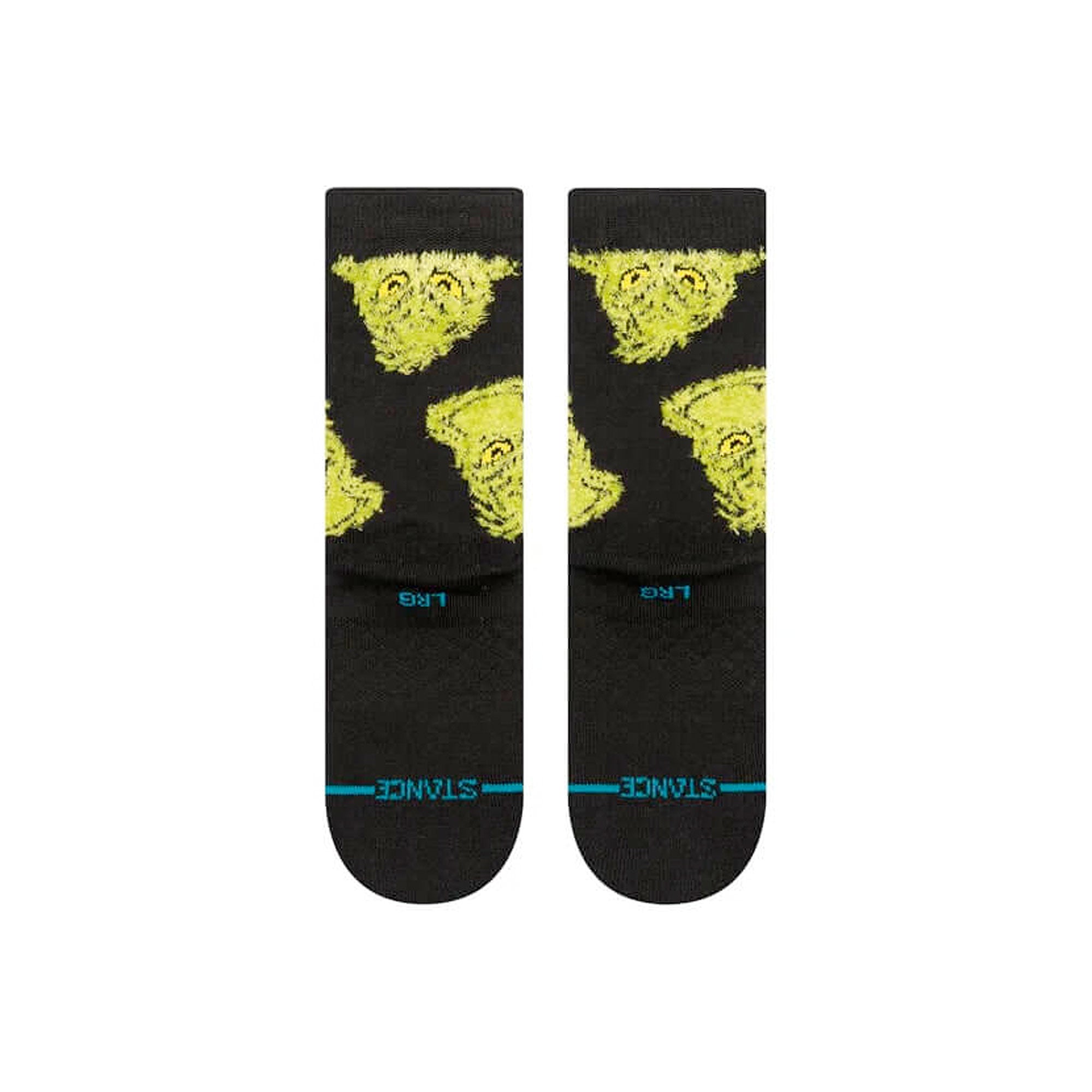 Stance Mean One Kids Socks Black Socks K555D23MEA-BLK Close-up | Overkill
