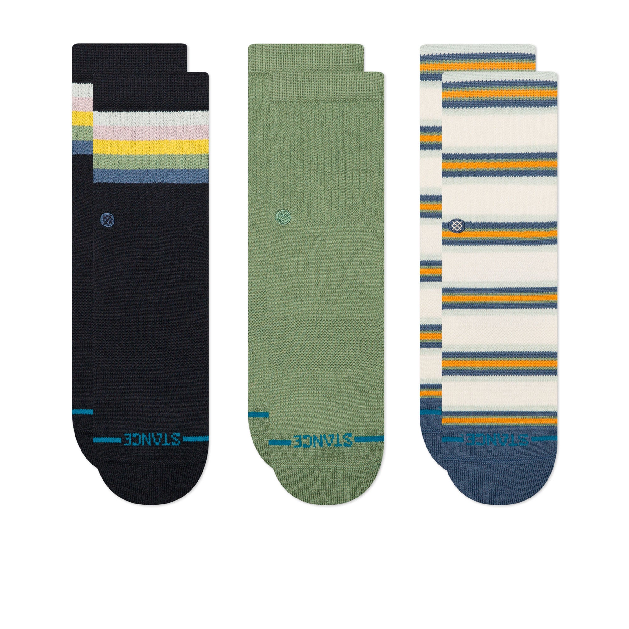 Stance Kids Maliboo 3 Pack Socks Multi Socks K556A24MLB-MUL | Overkill